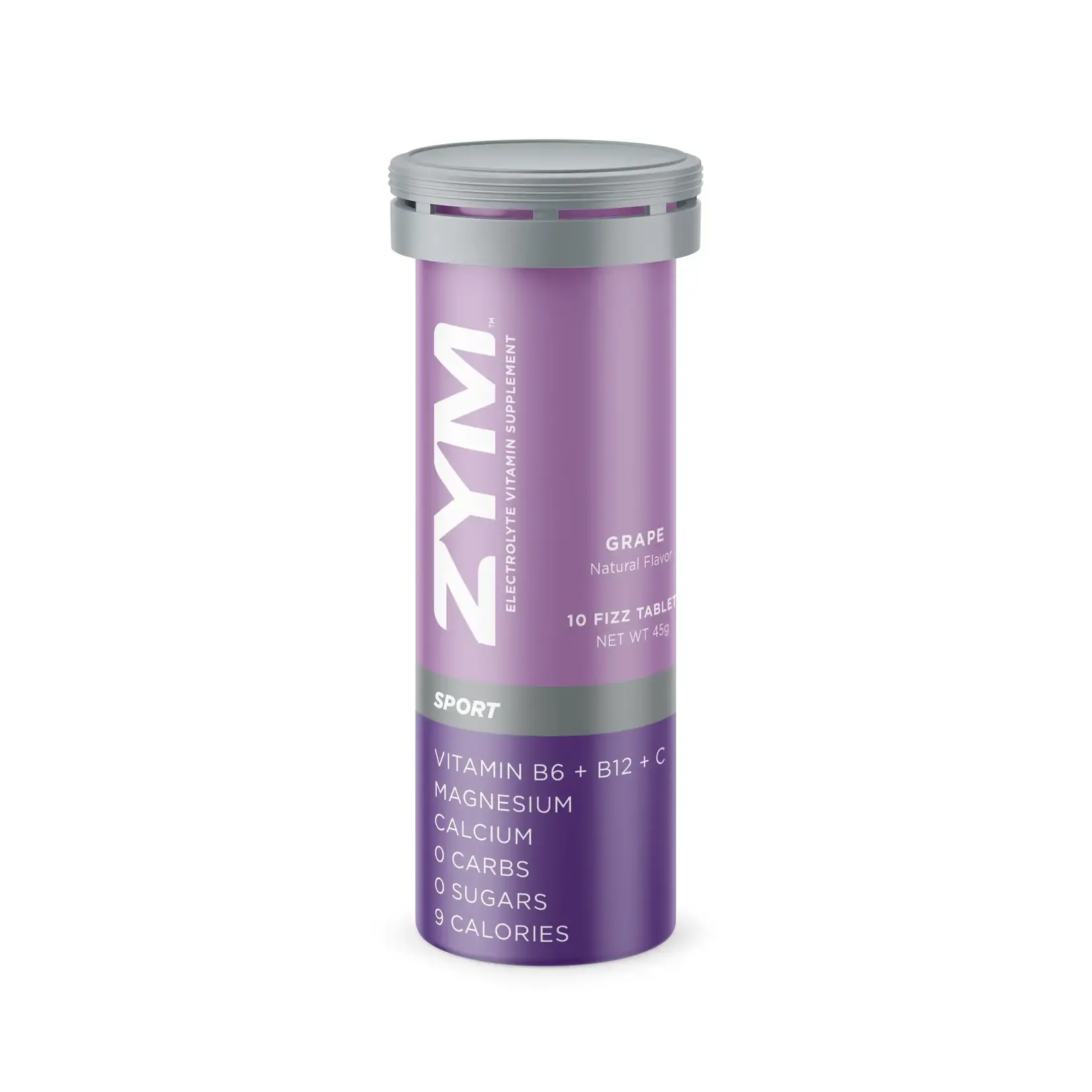 ZYM Zym Smart Hydration. Sabor Uva. 10 Tabs por tubo.