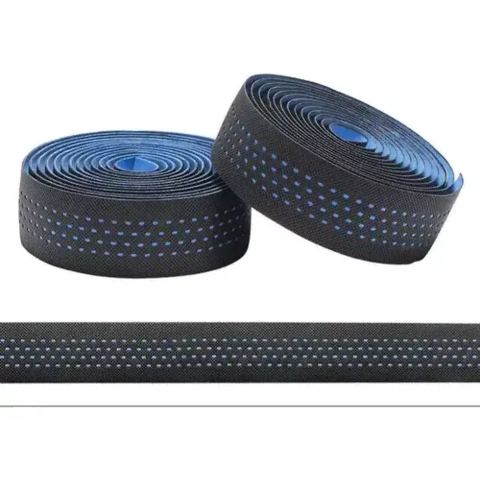 ROCKBROS Cinta para manubrio de bicicleta color negro/azul. Rockbros