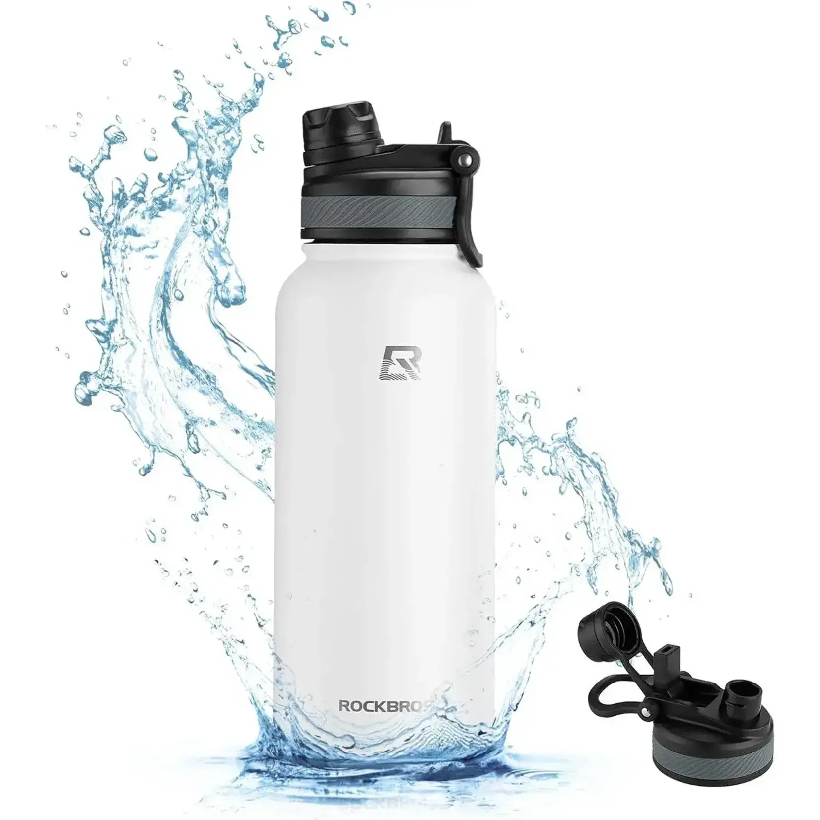 ROCKBROS Termo de agua térmico para ciclismo hervidor aislado de gran capacidad de 530ml. Rockbros