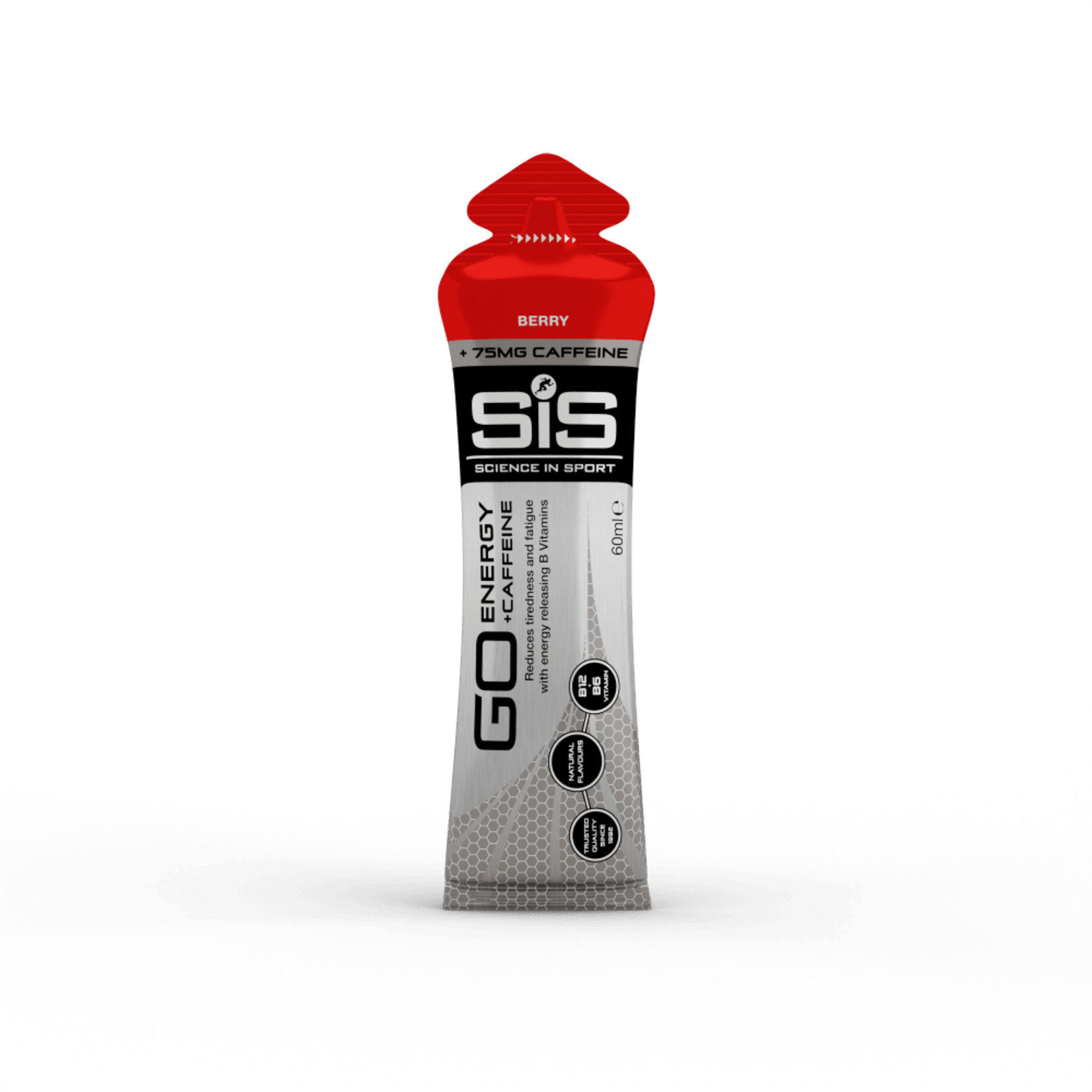SIS Gel Go Energy + 75 mg Caffeine SIS sabor Berry. 60ml