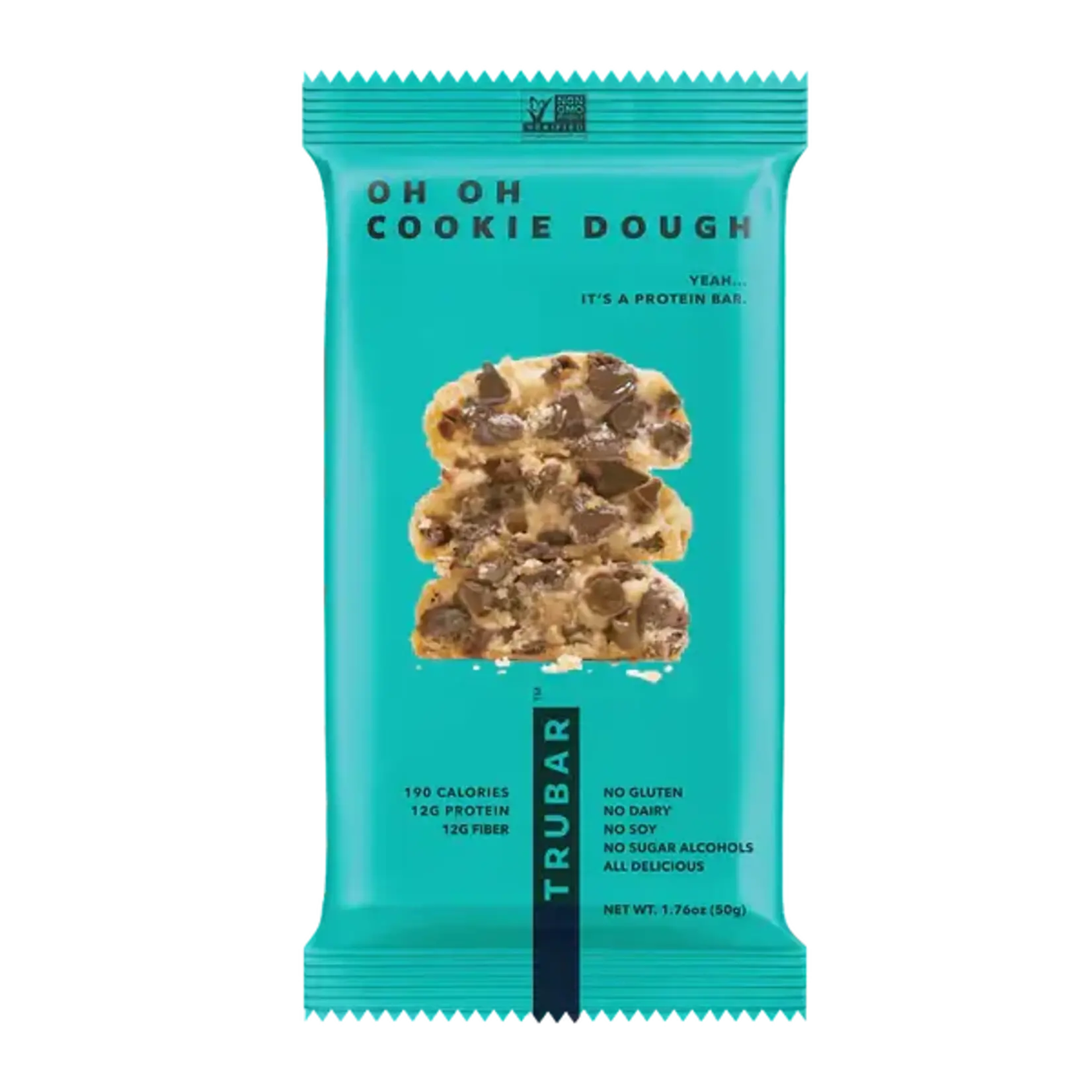 TRUBAR Barra de proteína de origen vegetal Trubar. Sabor OH OH Cookie Dough. 50gr