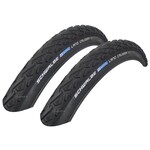 SCHWALBE Llanta Schwalbe 26x1.75 (47-559) city Land Cruiser negra rígida.