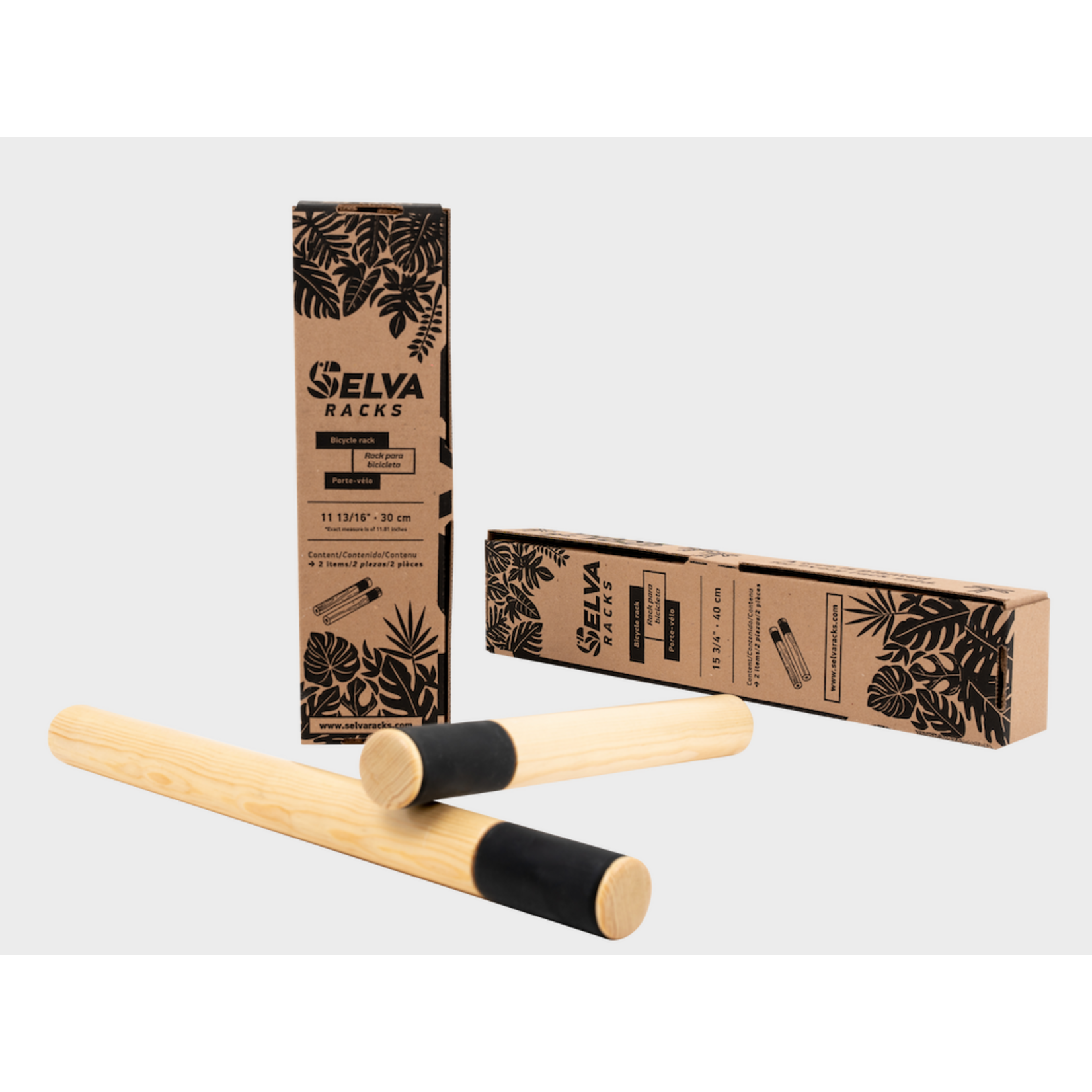 SELVA RACKS Selva Racks. Rack para bicicleta. Color Natural 30cm.