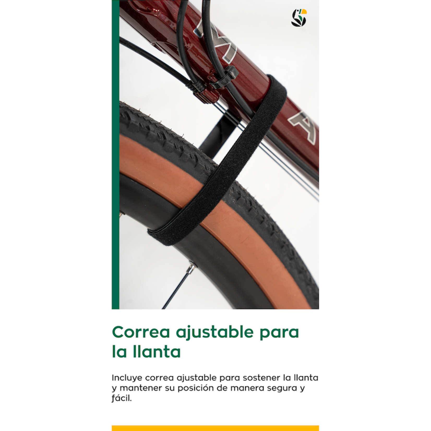 SELVA RACKS Selva Racks. Rack para bicicleta. Color Natural 30cm.