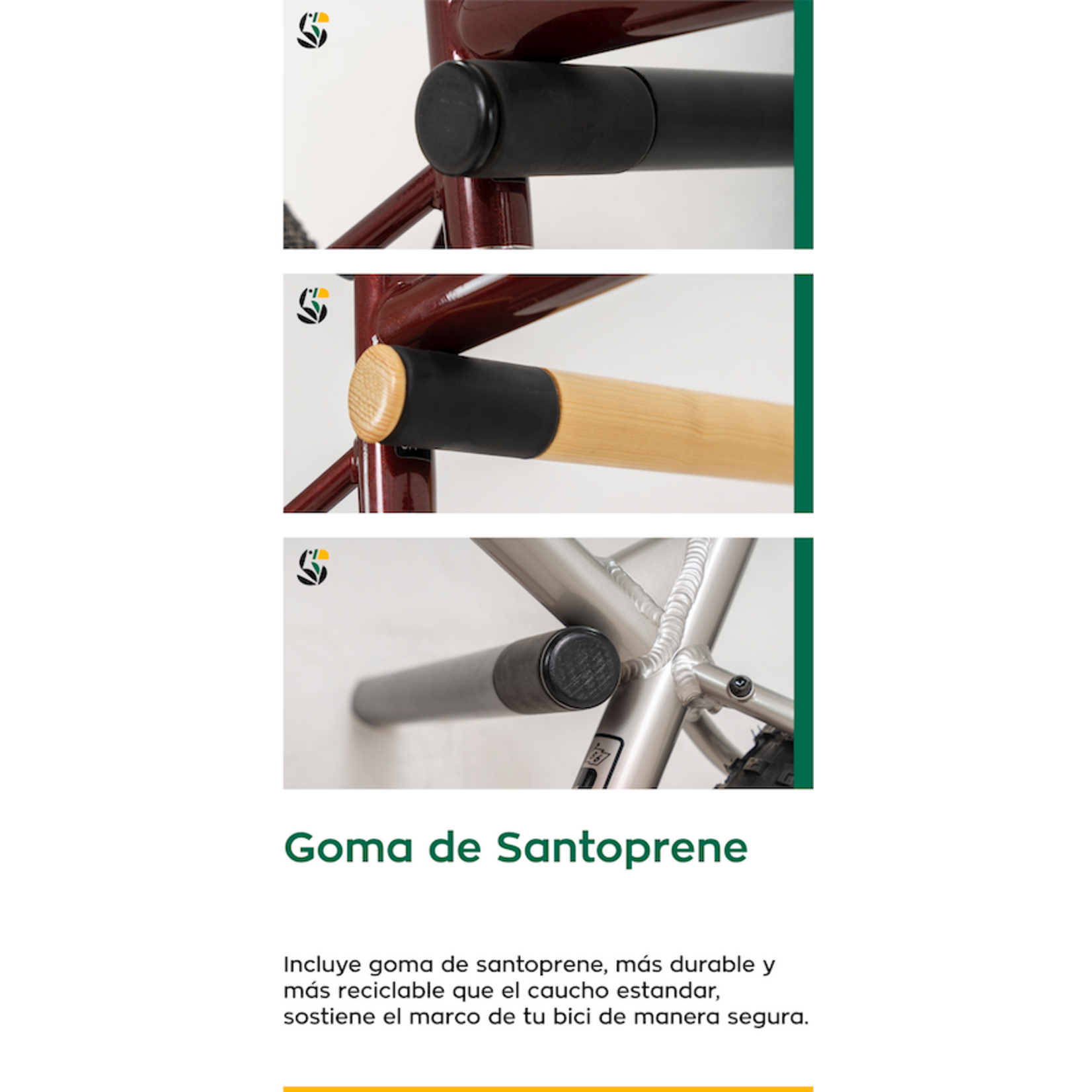 SELVA RACKS Selva Racks. Rack para bicicleta. Color Natural 30cm.