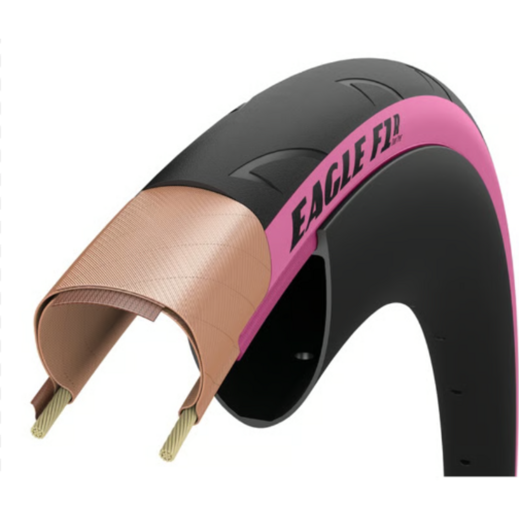 GOODYEAR Llanta Goodyear Eagle F1R 700x28 Rosa Ultra High Performance