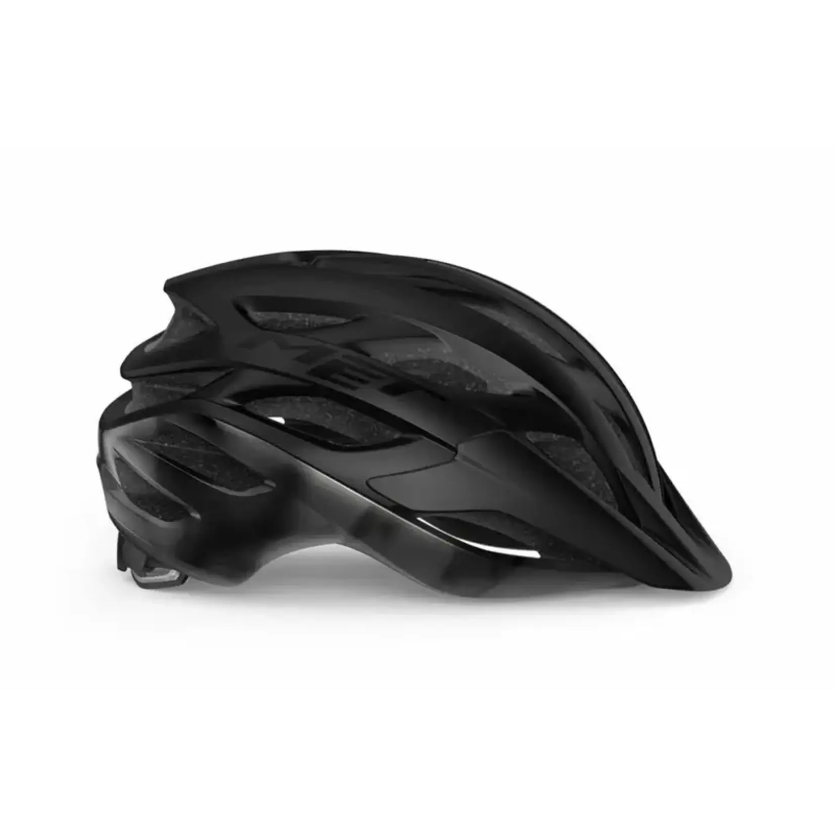MET Casco para bicicleta MET Veleno talla S. Color negro