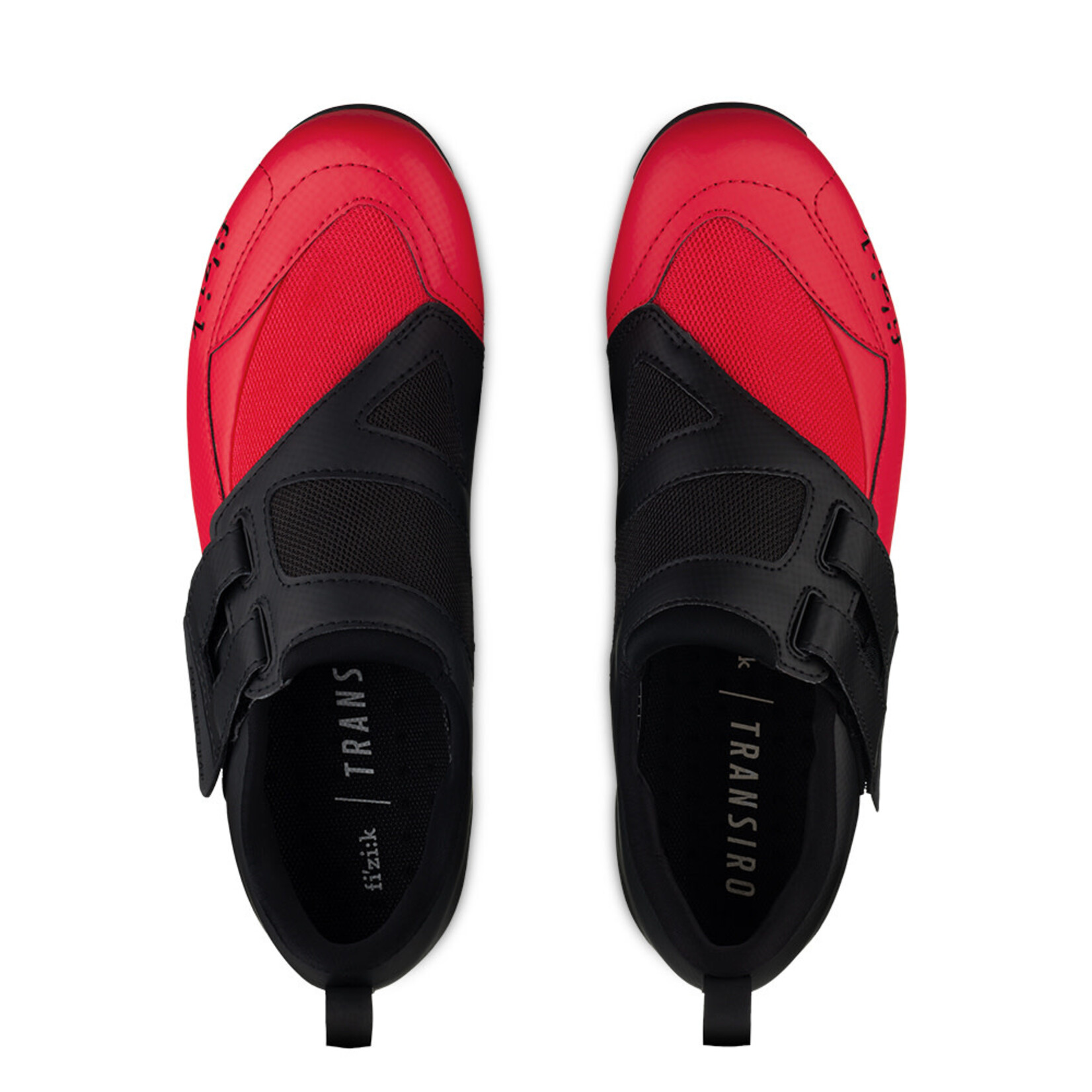 Zapatillas de triatlón Transiro R4 Powerstrap. Talla 41 EUR. Color negro/rojo