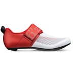 Zapatila de triatlón Fizik Transiro Hydra. Talla 41 EUR. Color blanco/rojo.