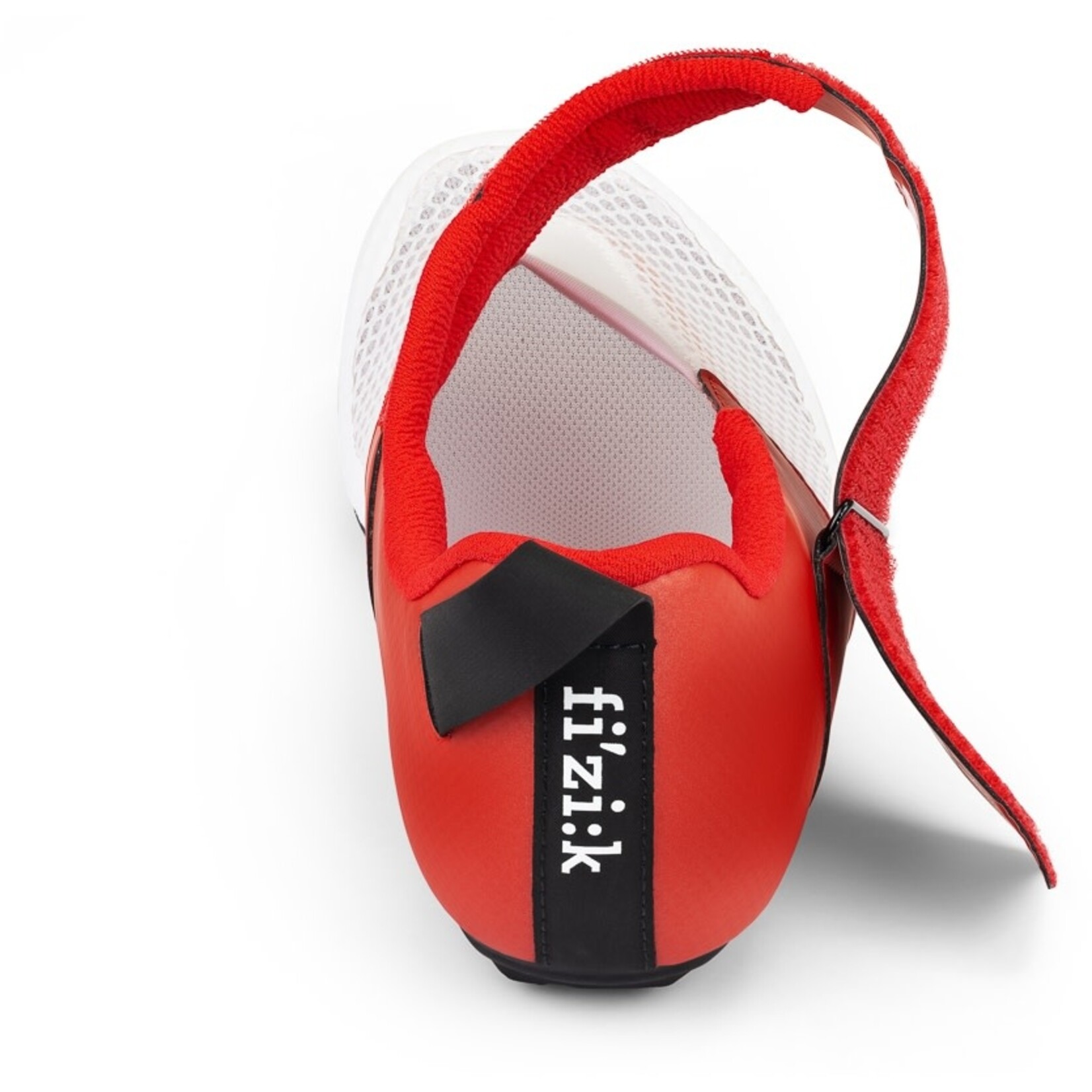 Zapatila de triatlón Fizik Transiro Hydra. Talla 41 EUR. Color blanco/rojo.