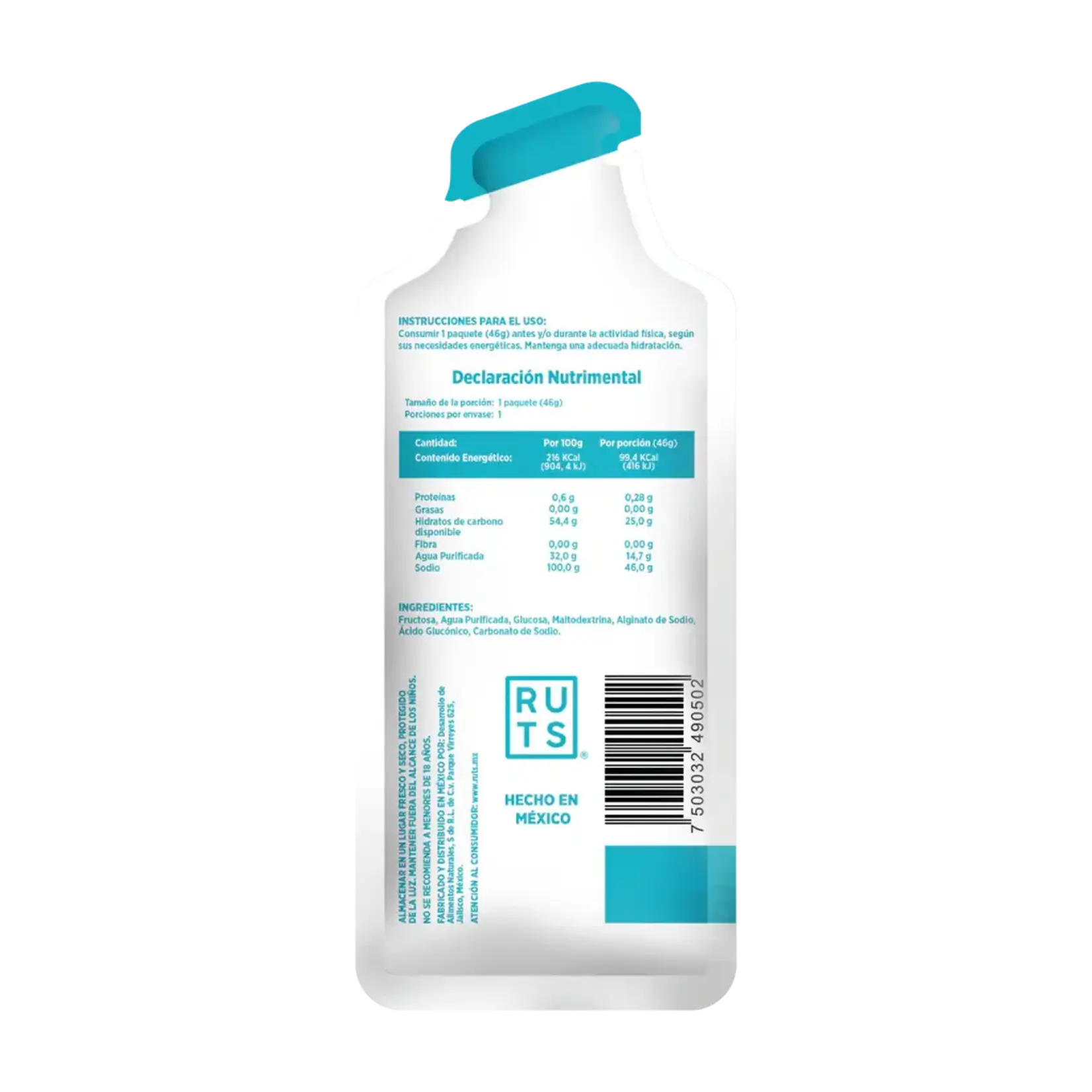 RUTS RUTS Hydro Gel Energy Fuel sabor Natural. 46g