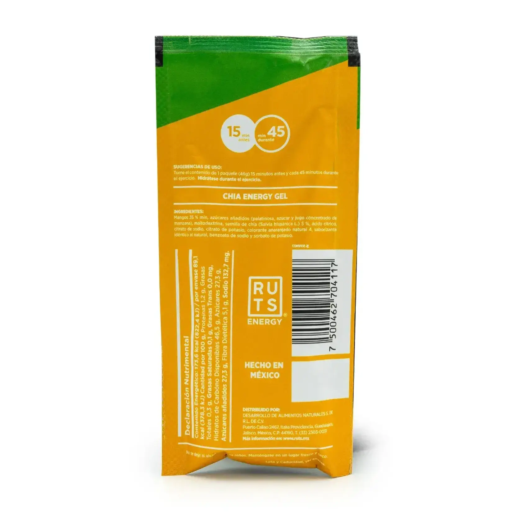 RUTS RUTS Gel Energy sabor Mango. 46gr