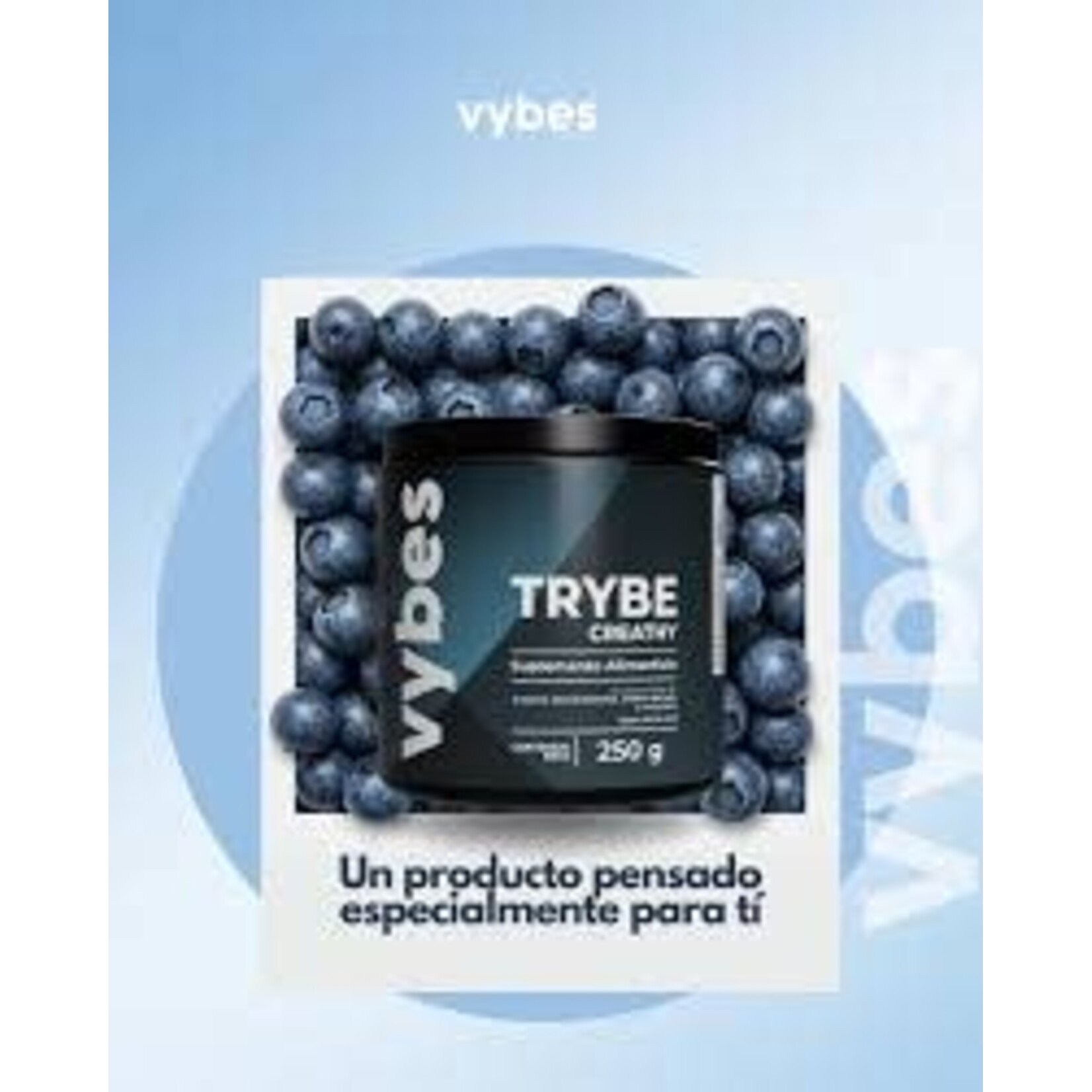 ISMERELY TRIBE CREATHY 250G. (Frasco) Sabor Mora Azul.