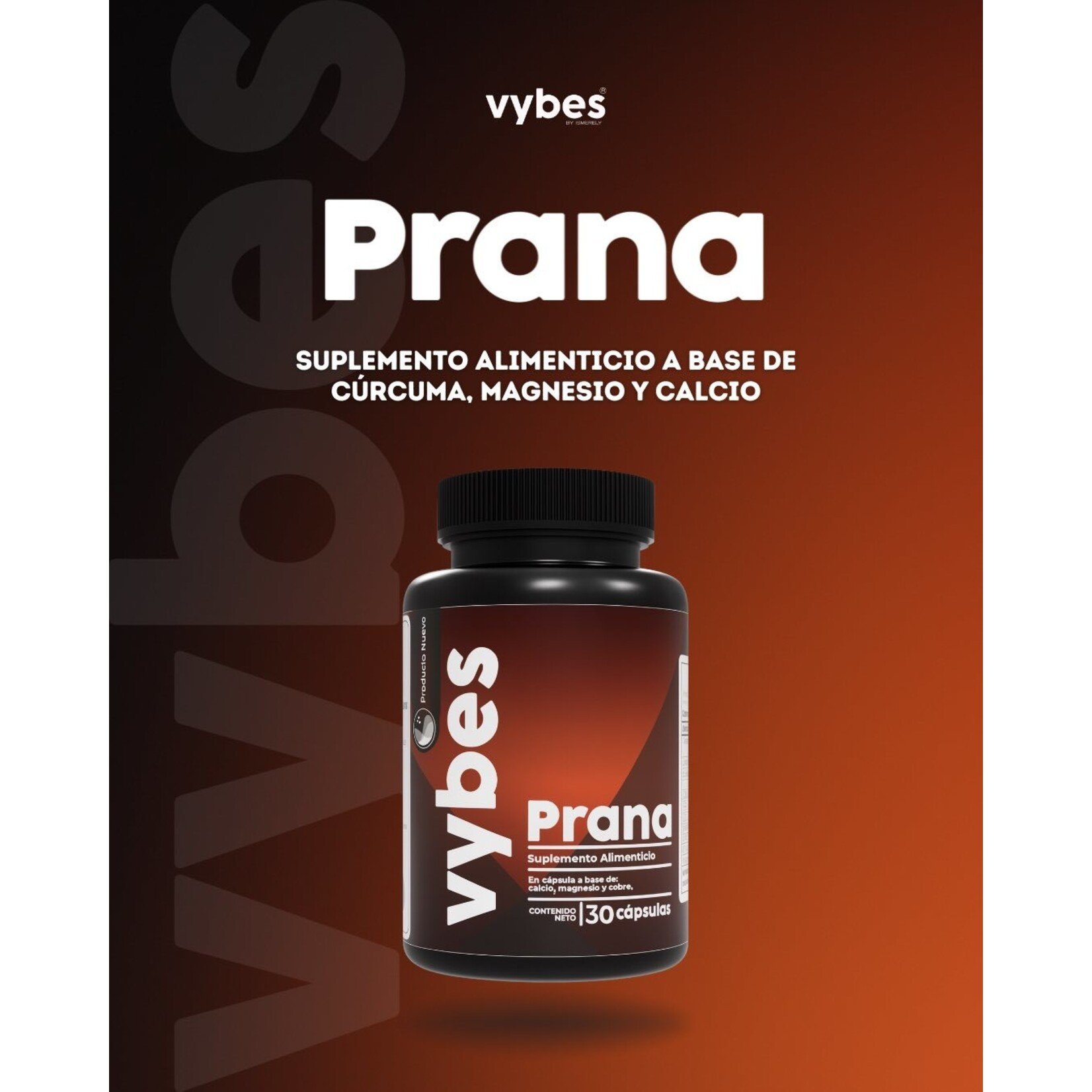 ISMERELY VYBES PRANA 30caps.