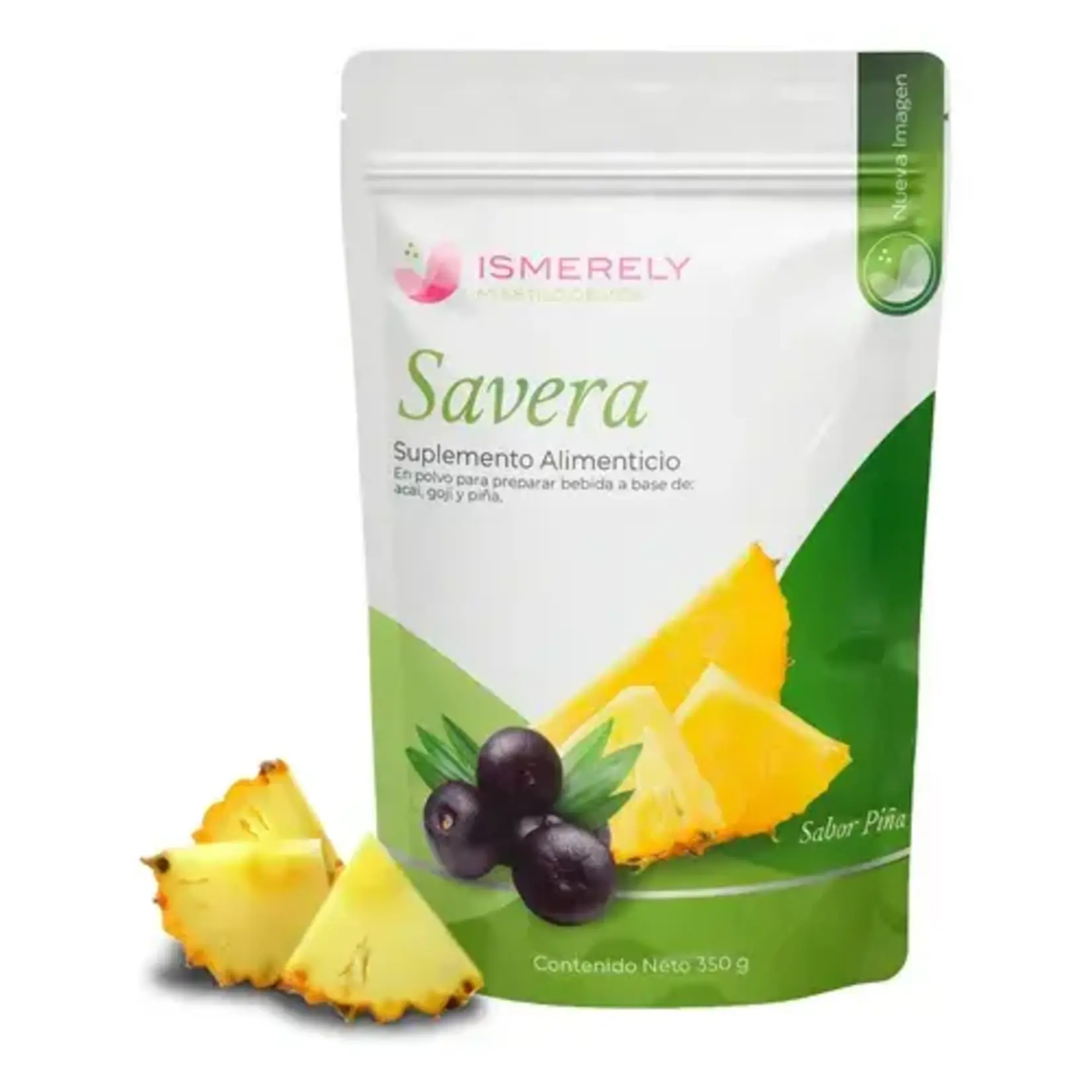 ISMERELY Savera. 350g. Polvo a base de acai, goji y piña.