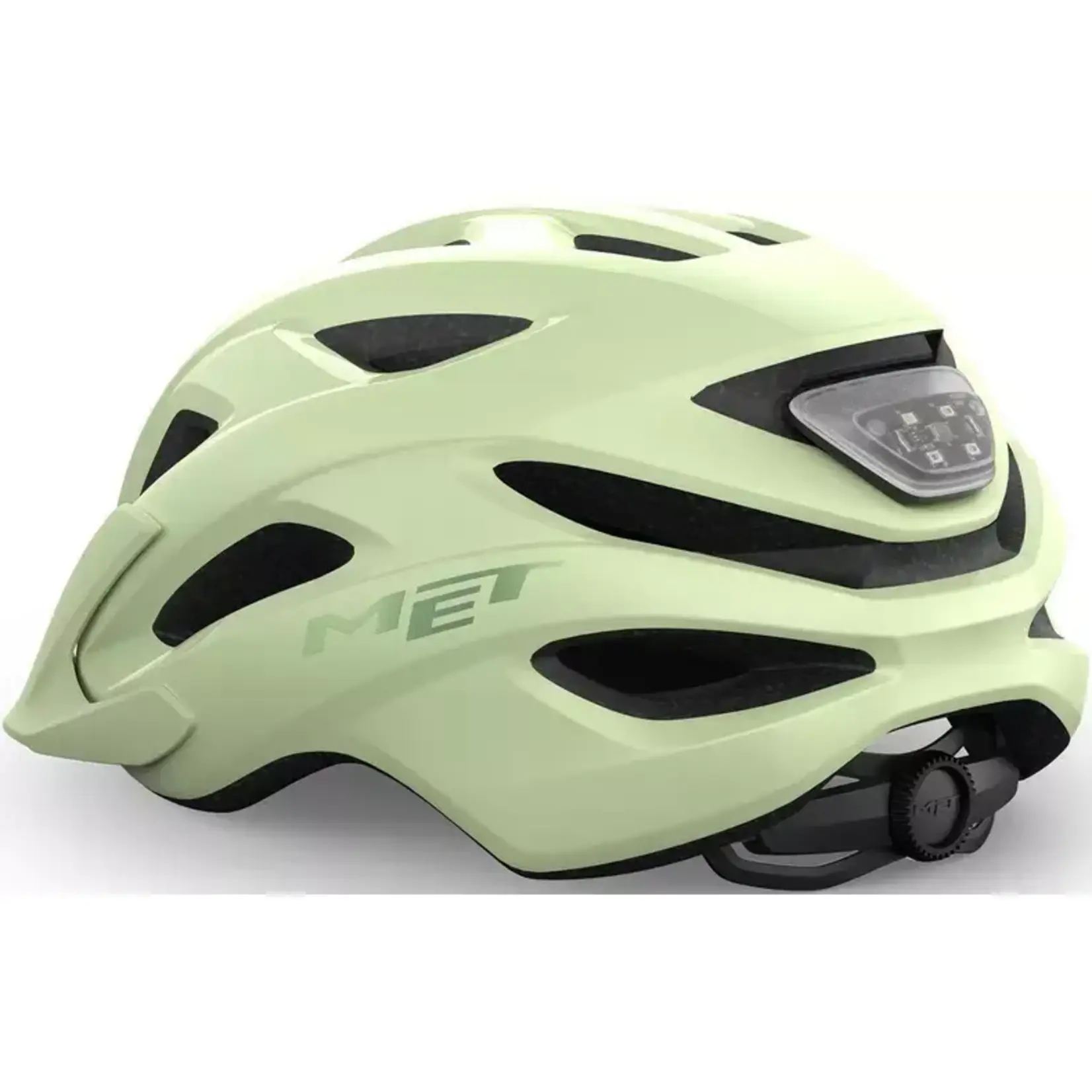 MET Casco MET Crossover talla Mediano 52/59. Color menta.