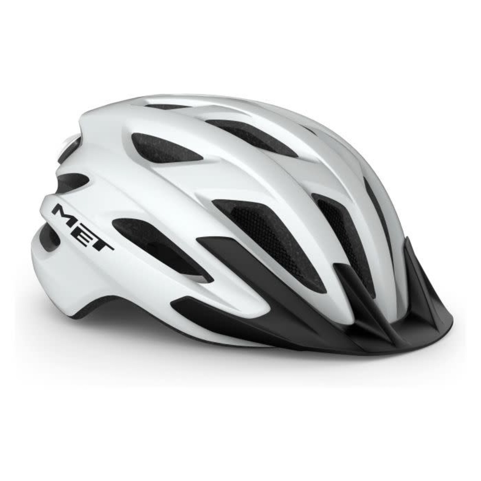 MET Casco MET Crossover talla Mediano 52/59. Color Blanco.