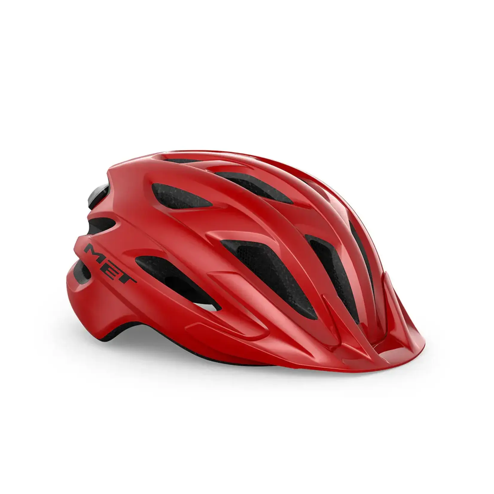 MET Casco MET Crossover talla Mediano 52/59. Color Rojo.