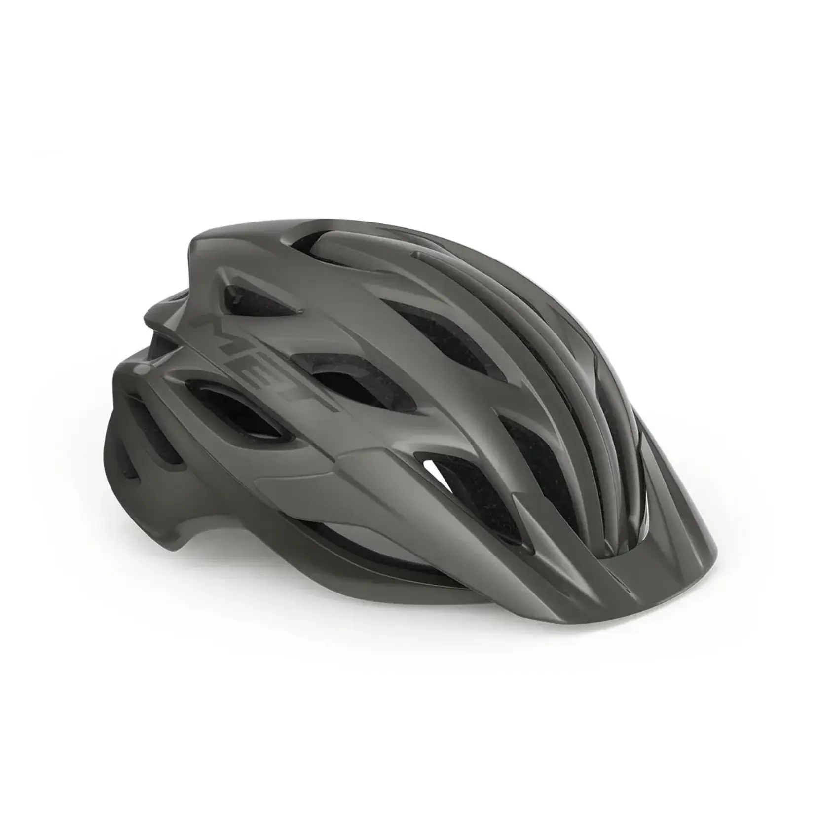 MET Casco MET Veleno Mips Mediano 56/58 Titanium Metálico.