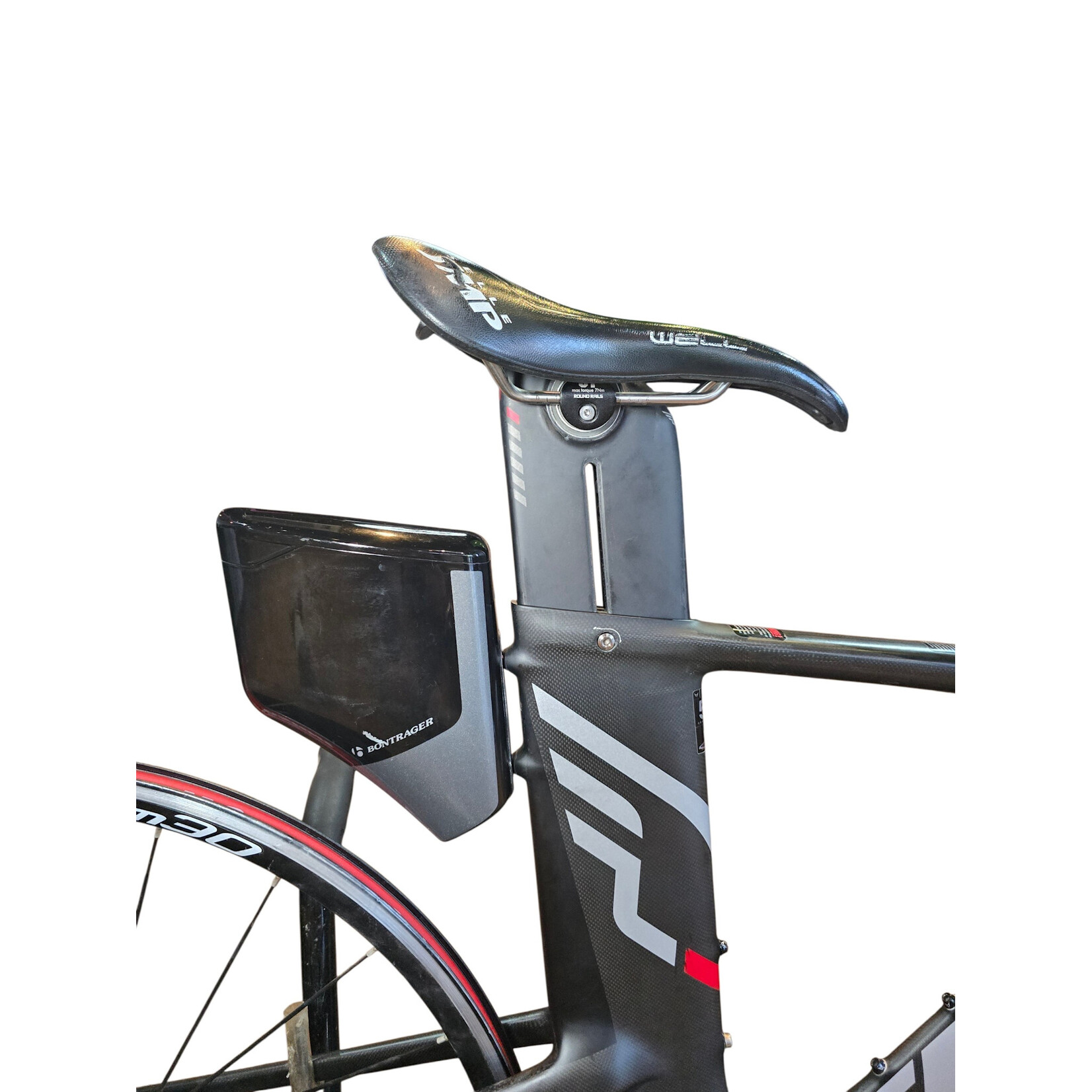 FELT Bicicleta de Triatlón (TT) Felt Full carbon mod. IA16. Año 2018. Color negra/blanco
