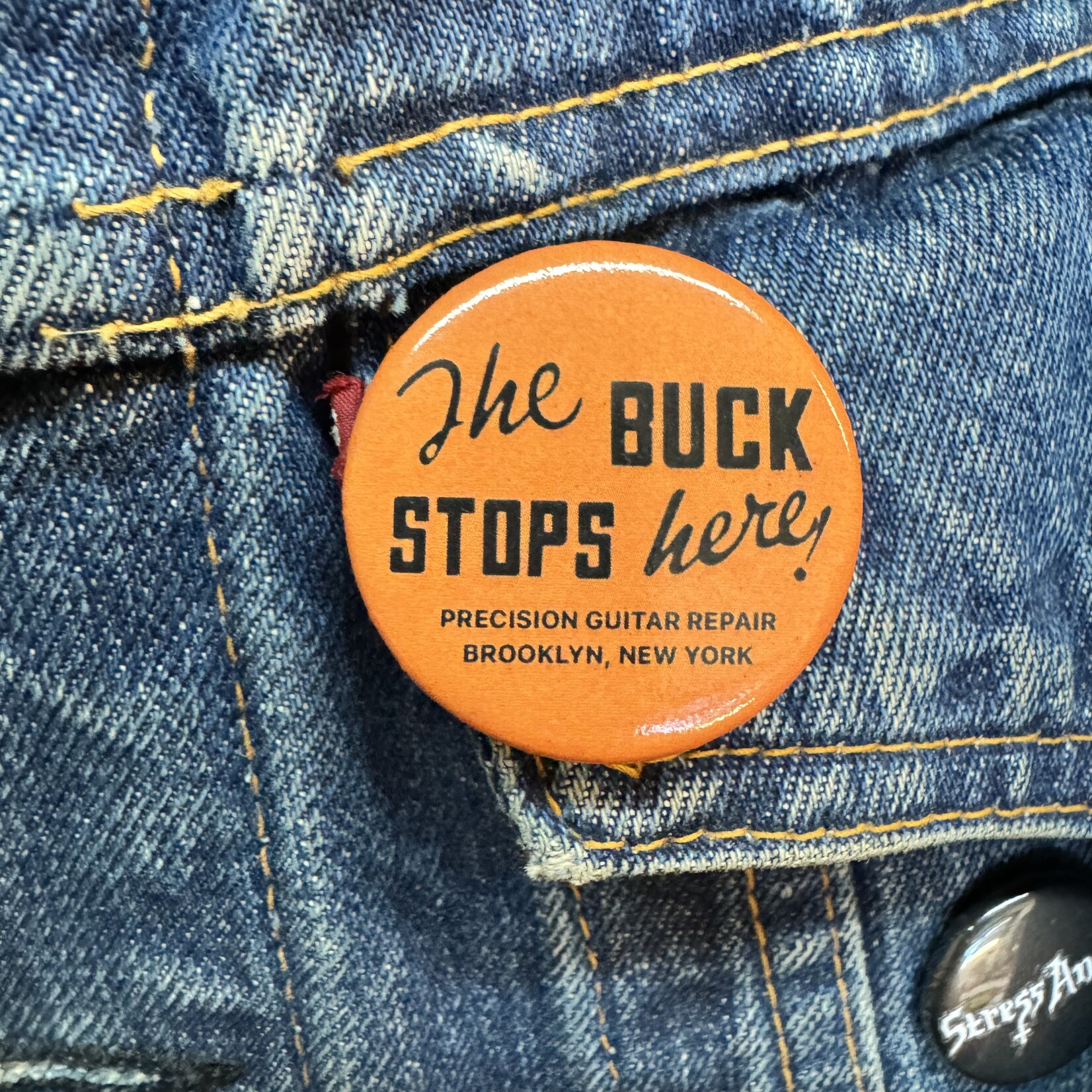 "The Buck Stops here" Button