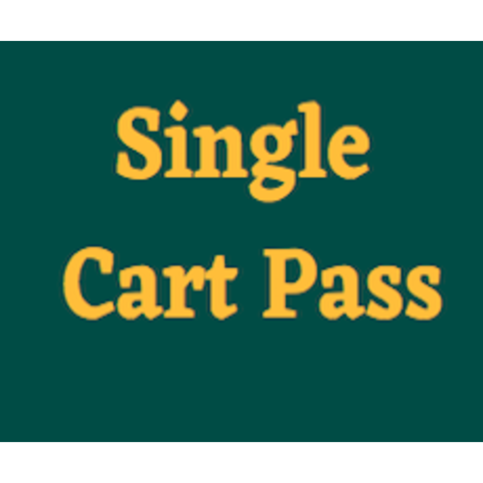 Single Cart Season Pass