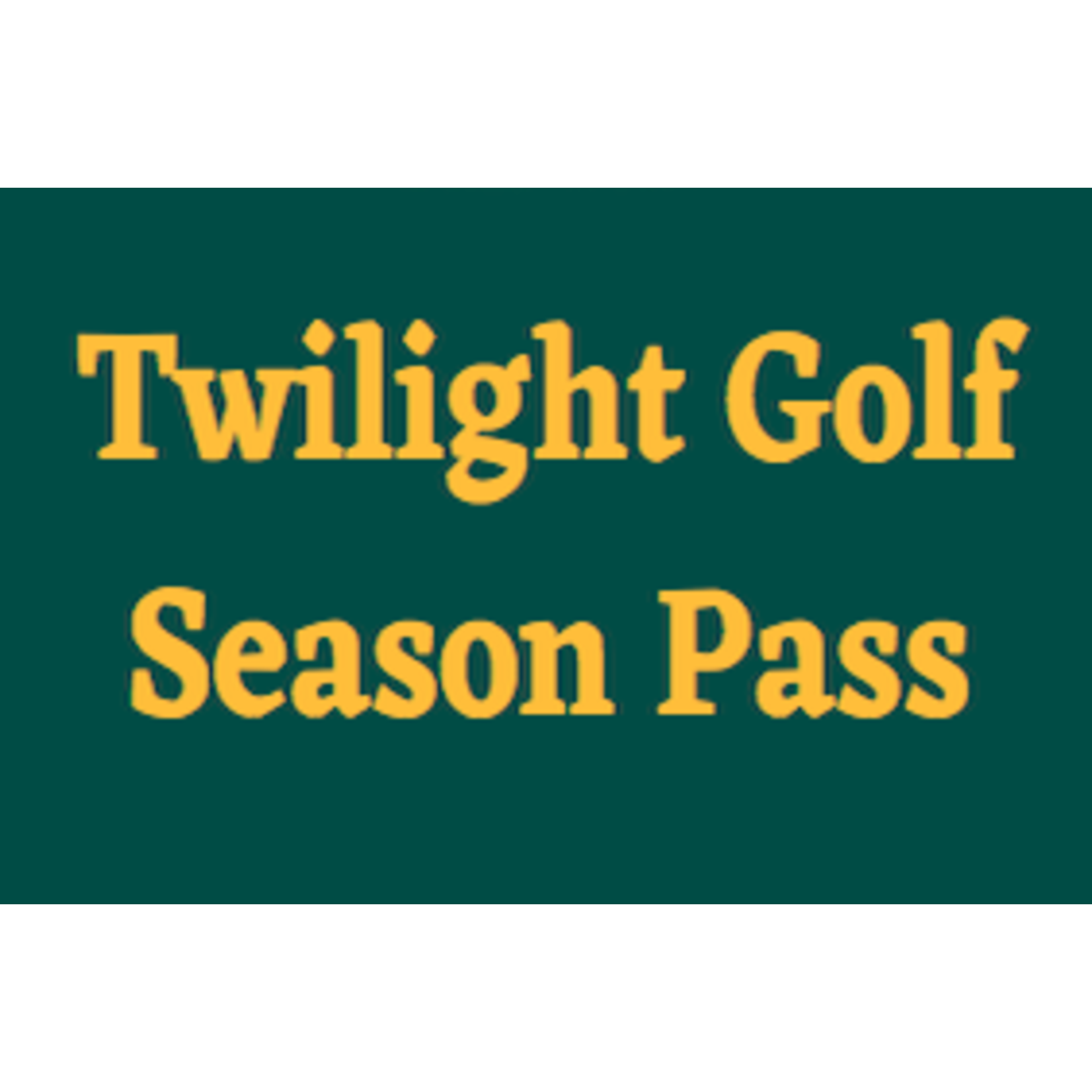 Twilight Season Pass - Twilight Passholder