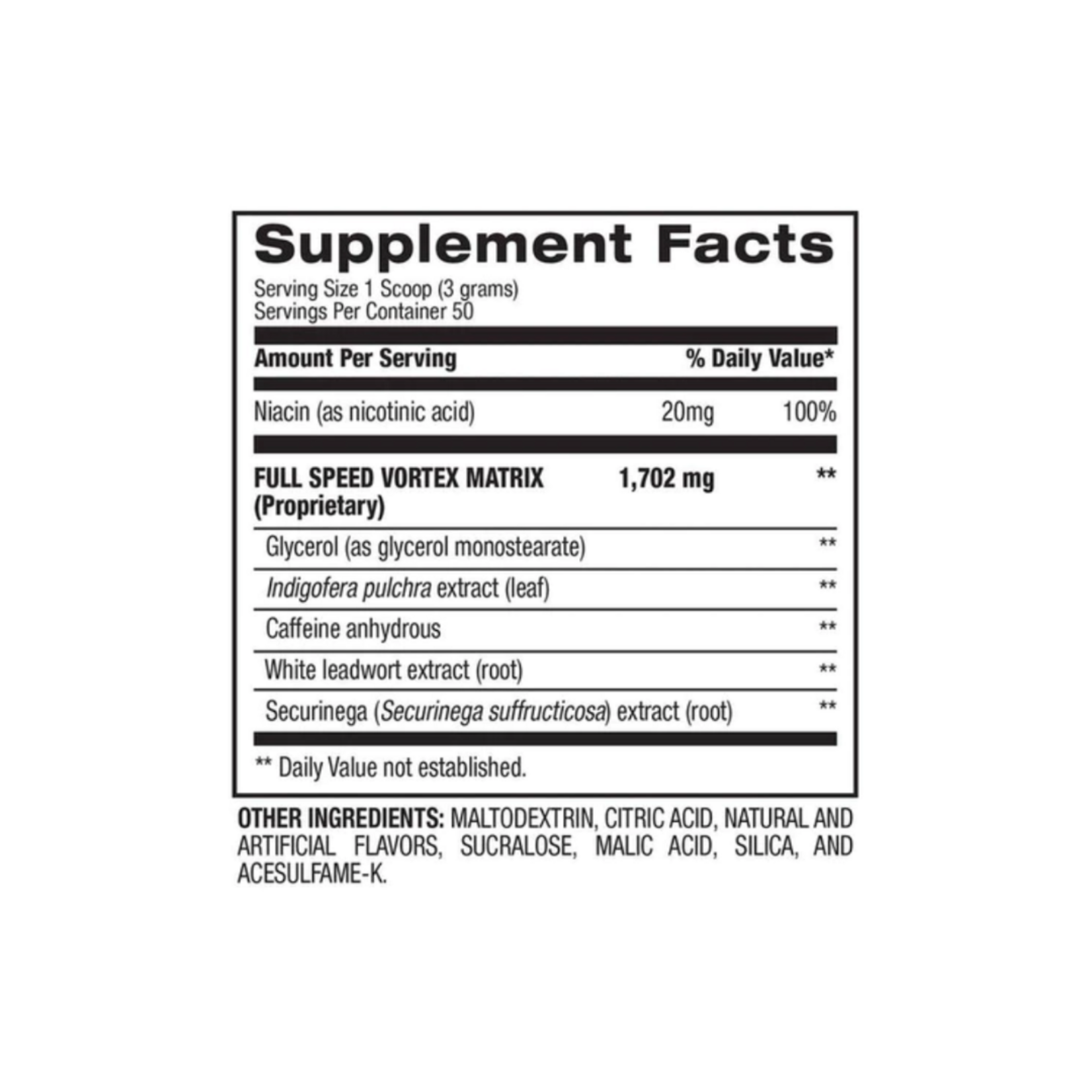 BPI SPORTS 1MR VORTEX BPI SPORTS 50SV