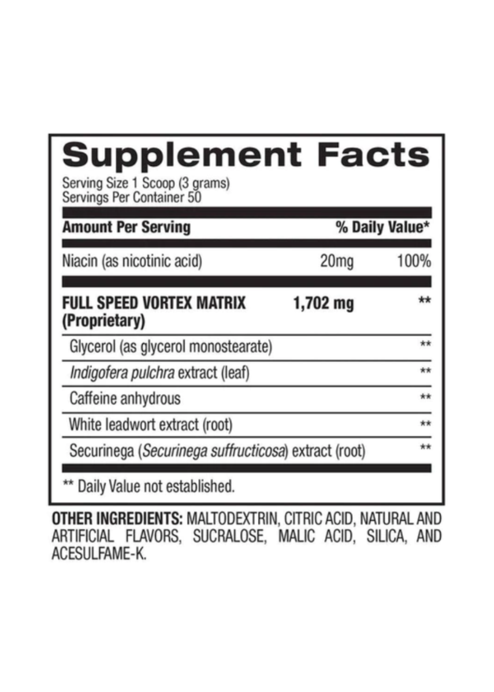 BPI SPORTS 1MR VORTEX BPI SPORTS 50SV