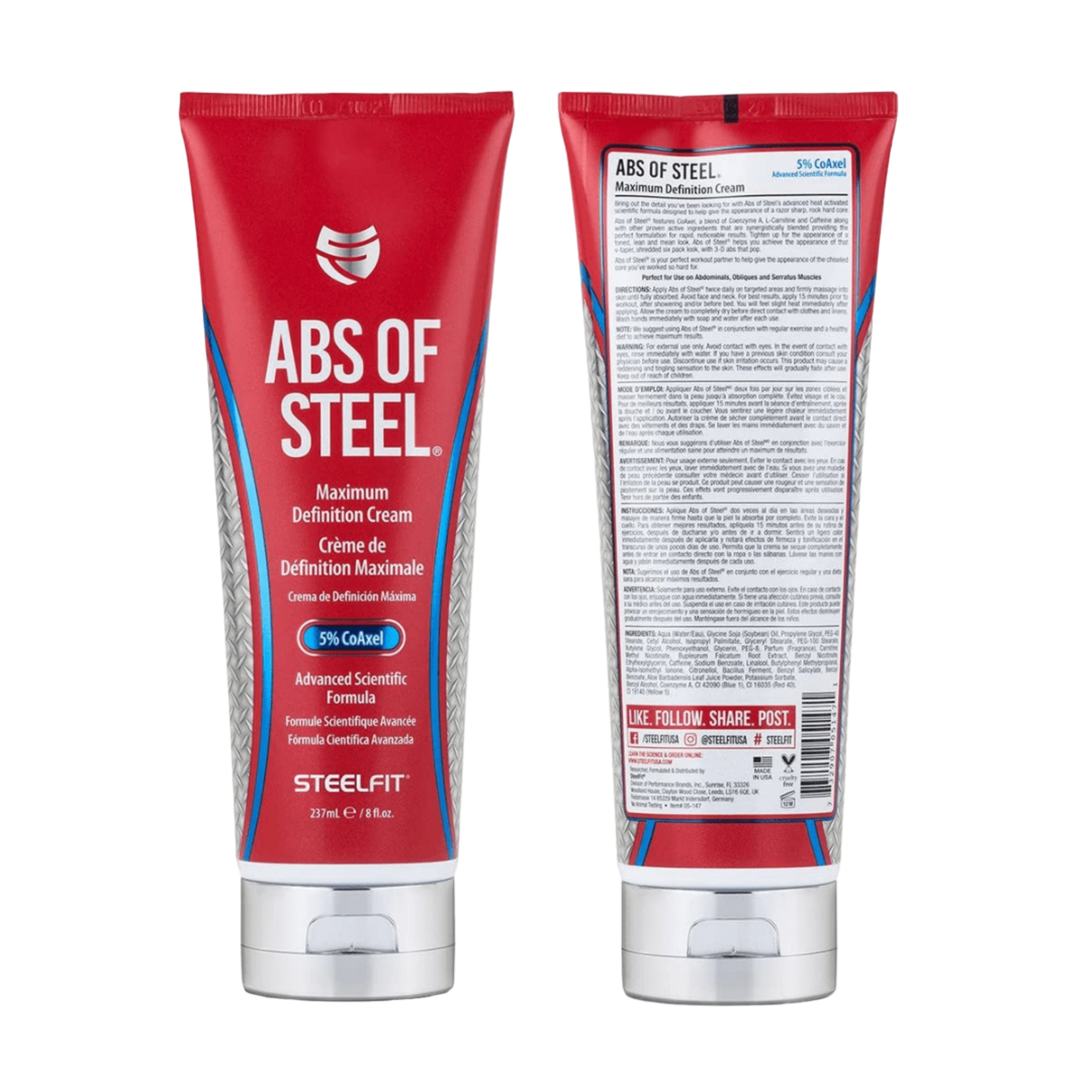 STEEL FIT ABS OF STEEL STEEL FIT 8OZ