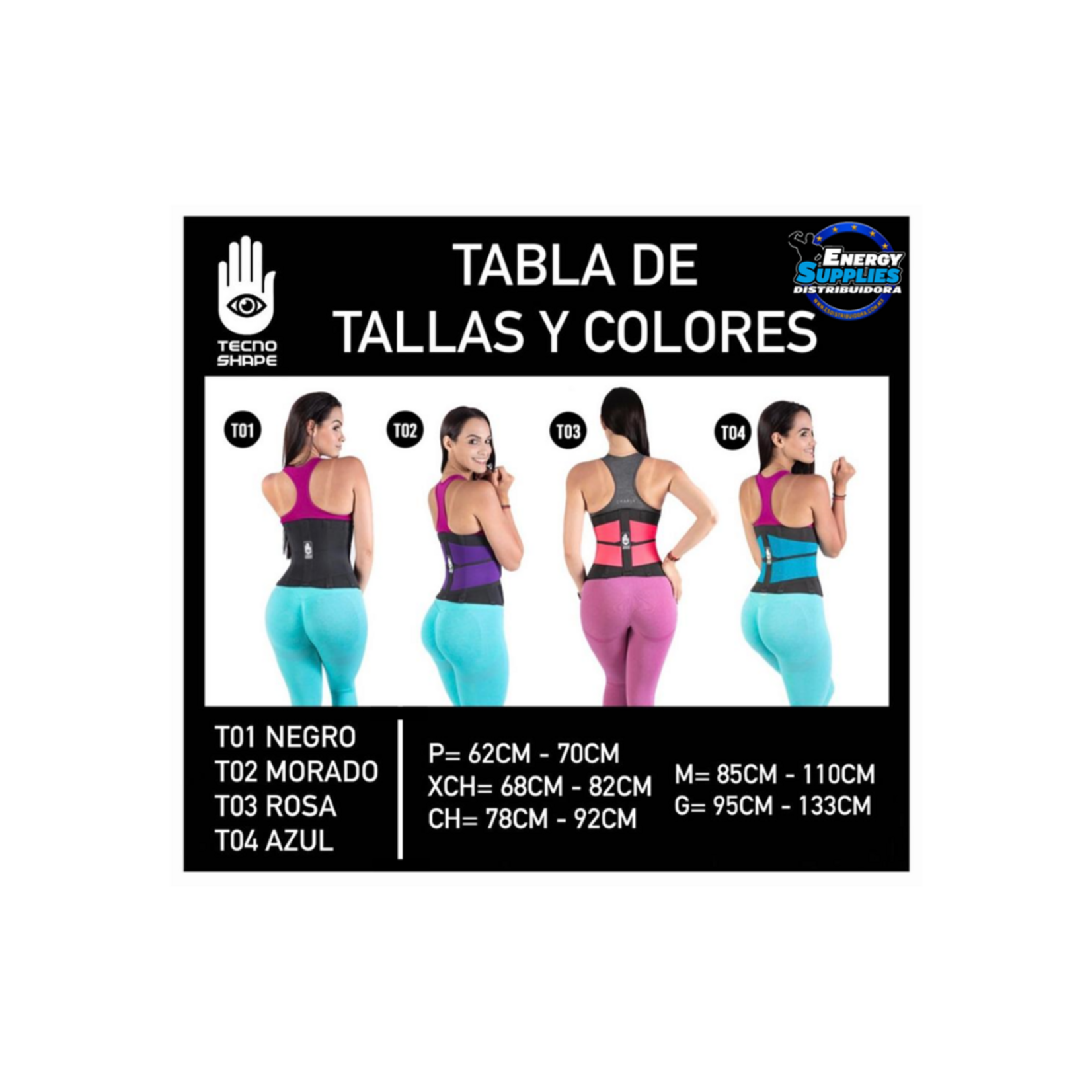 TECNO SHAPE FAJA VELCRO