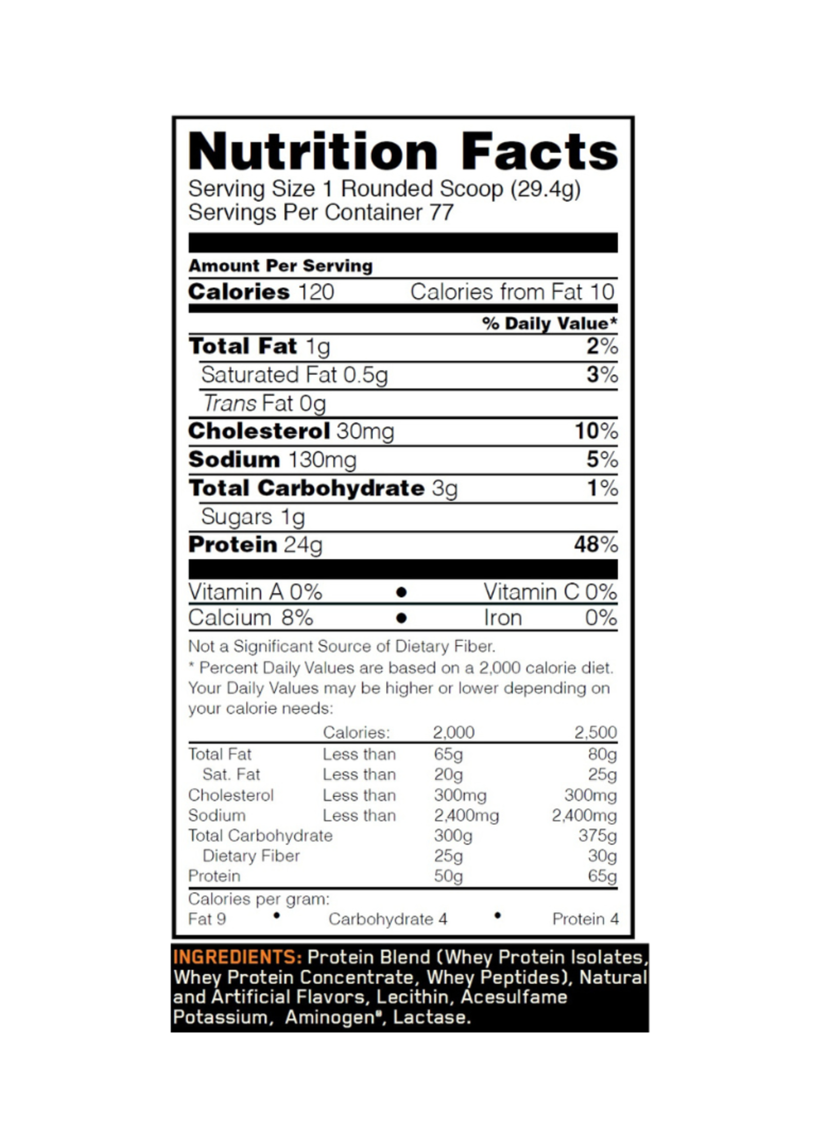 ON GOLD STANDARD 5LB ON