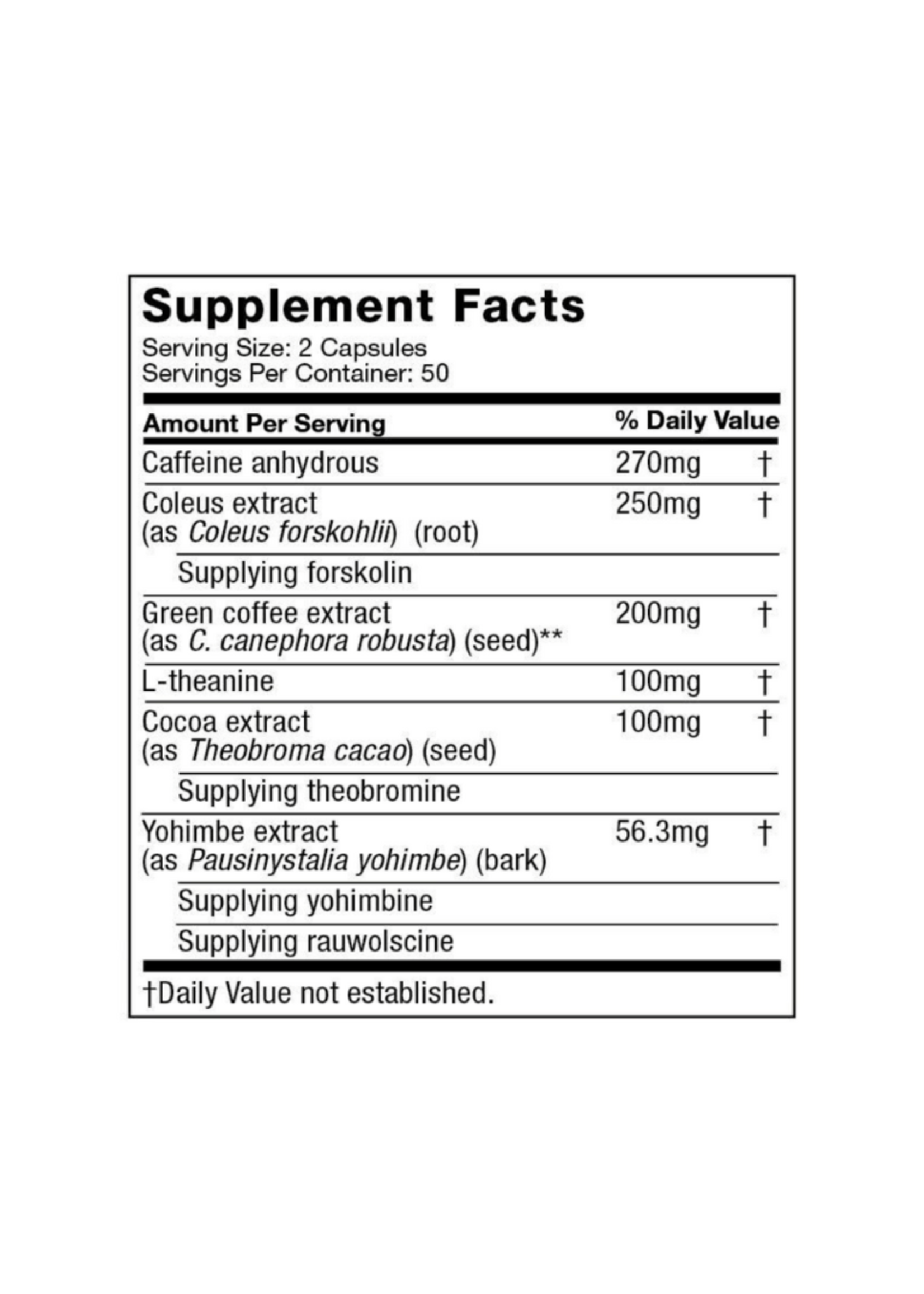 MUSCLE TECH HYDROXYCUT HARDCORE ETE 110CAPS