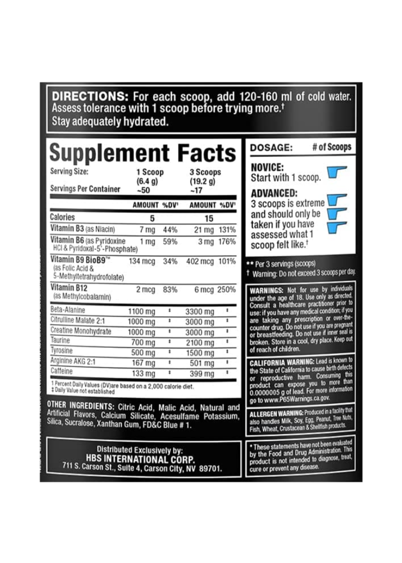 ALLMAX IMPACT IGNITER XTREME ALLMAX 30SV