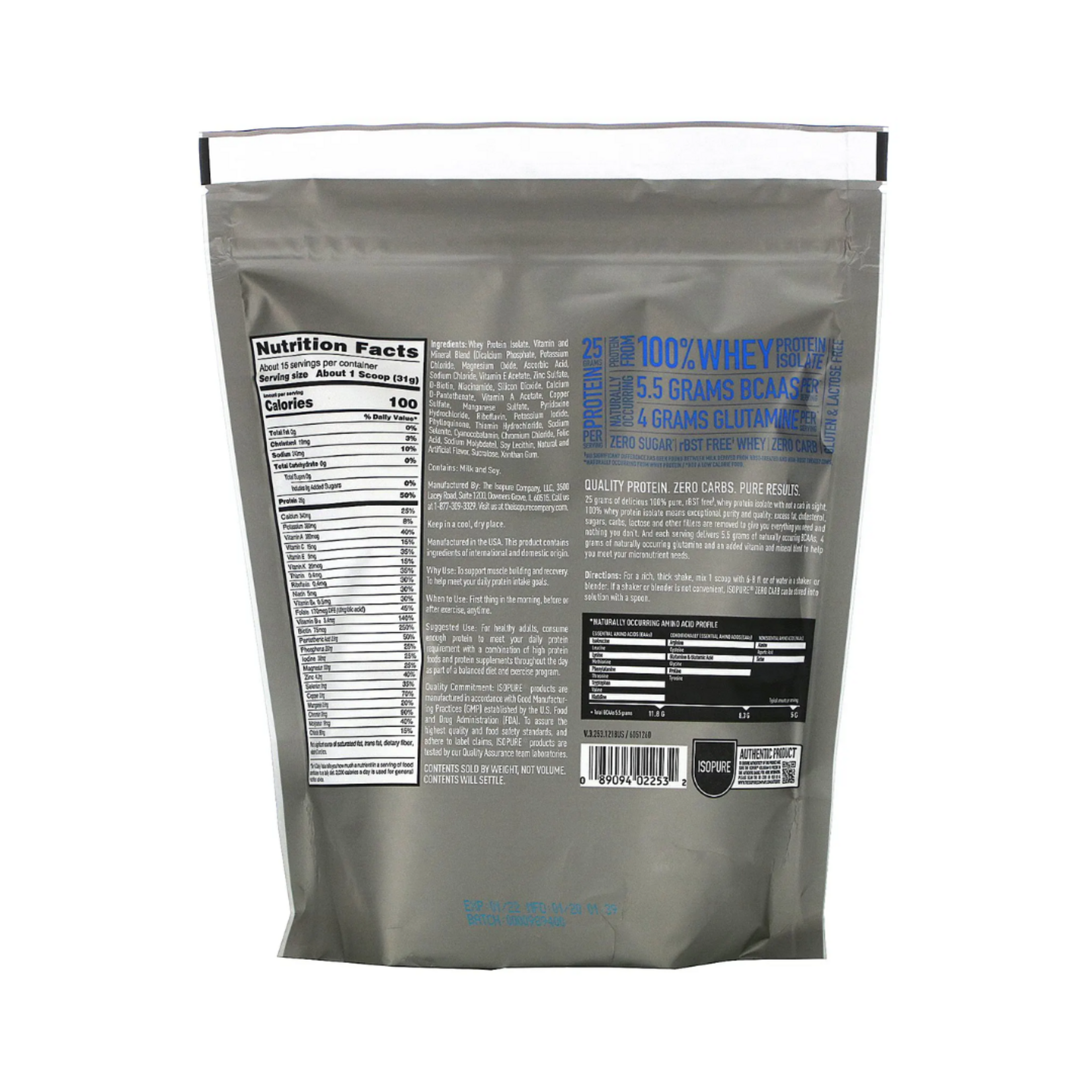 NATURE BEST ISOPURE 1LB NATURE BEST