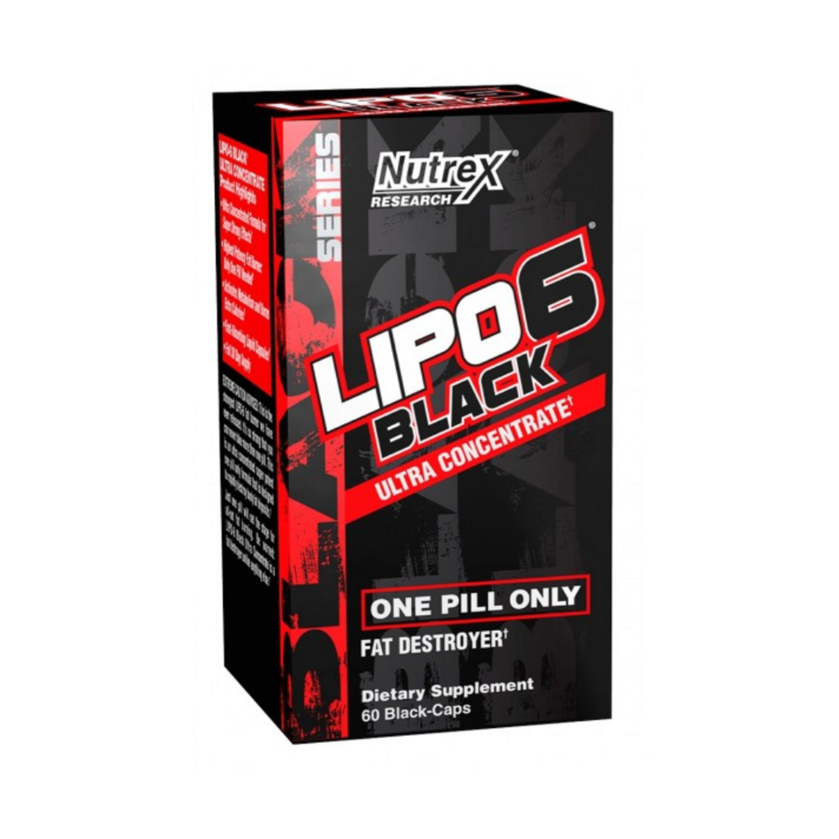 NUTREX LIPO 6 BLACK UC ROJO NUTREX 60CAPS