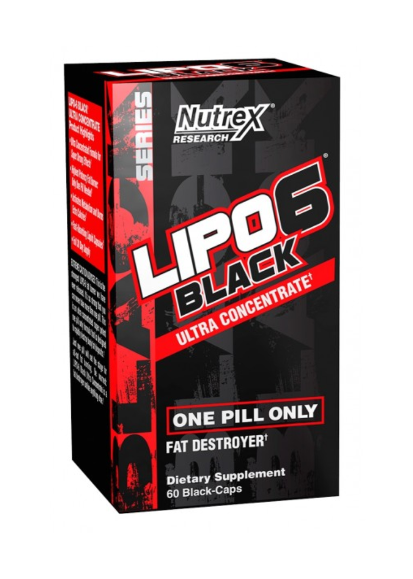 NUTREX LIPO6 BLACK UC ROJO 60CAPS NUTREX