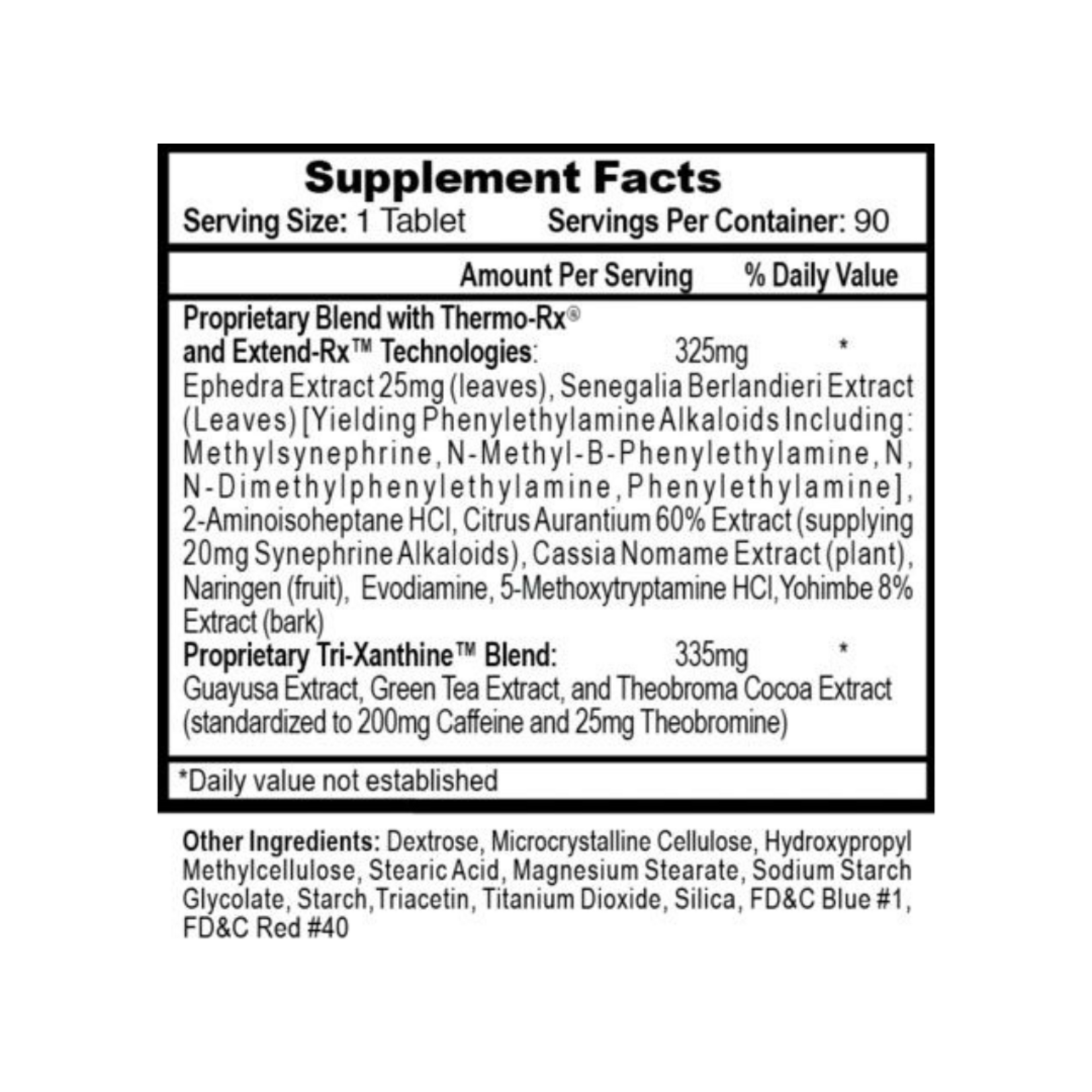 HI TECH LIPODRENE HARDCORE HI TECH 90CT