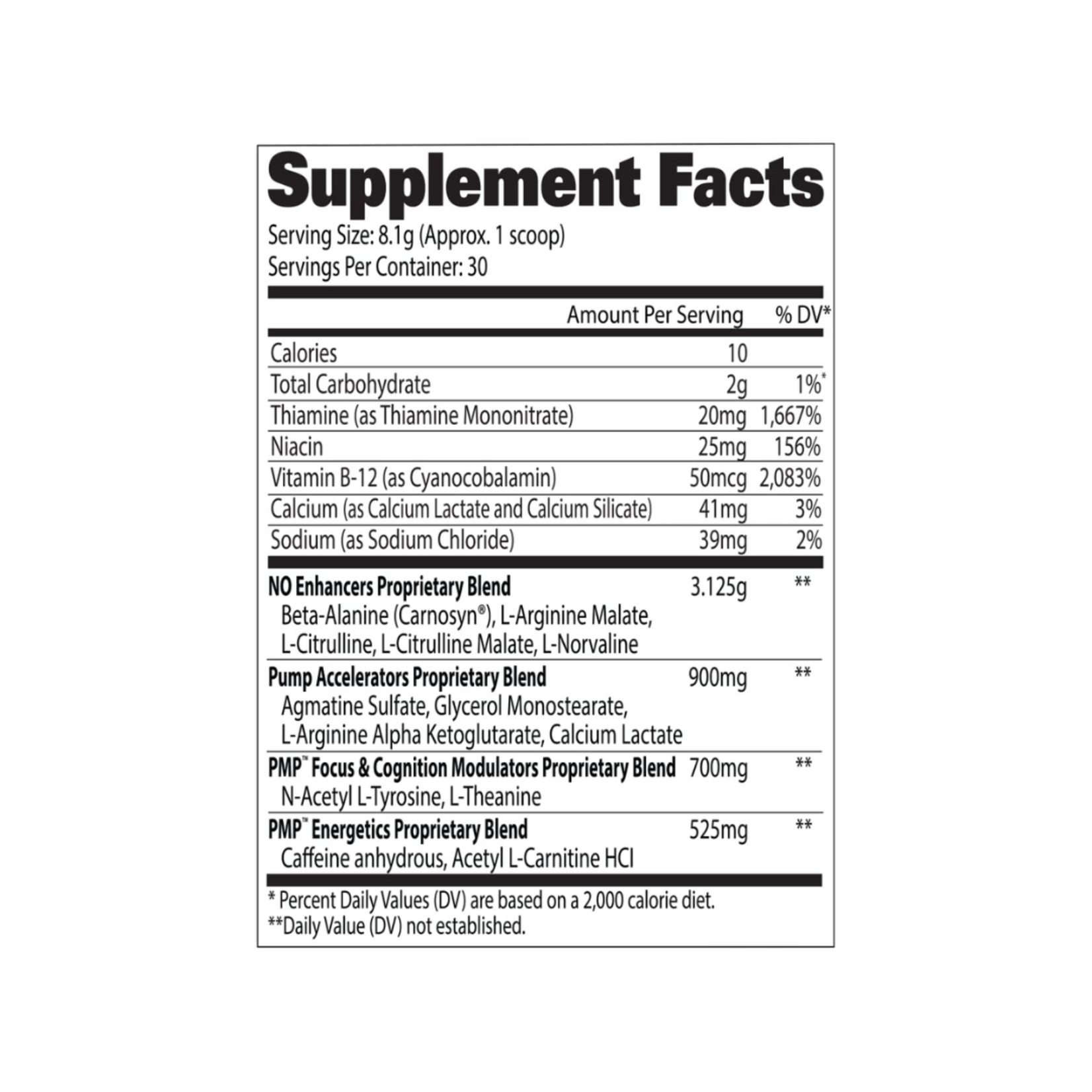 GAT PMP STIM FREE POWDER 30SV GAT