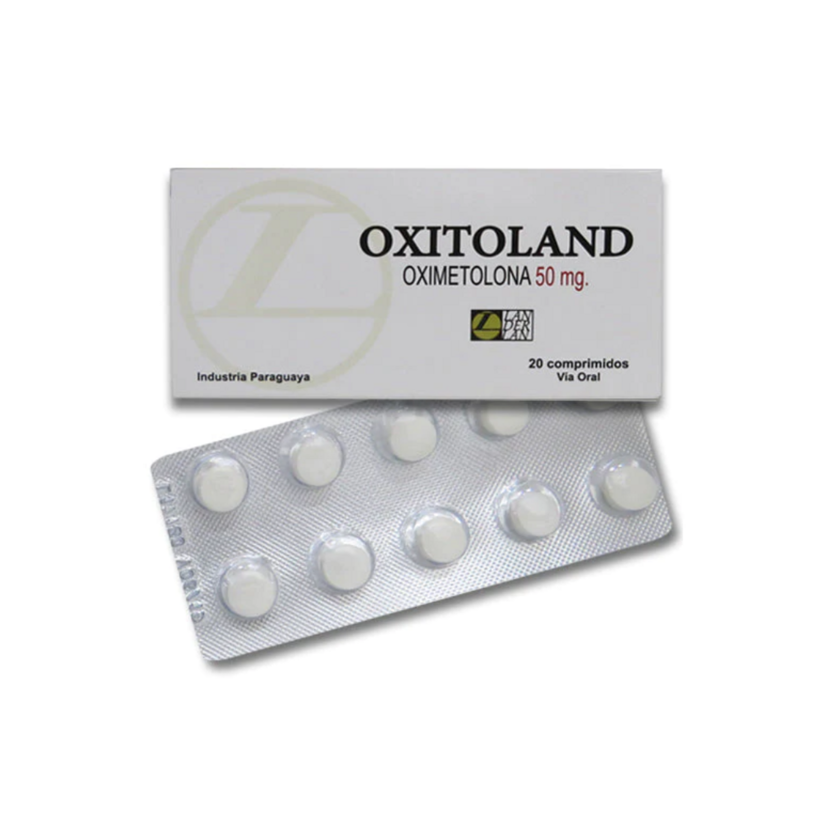 LANDERLAN OXITOLAND (OXIMETALONA) LANDERLAN 50MG 20CT