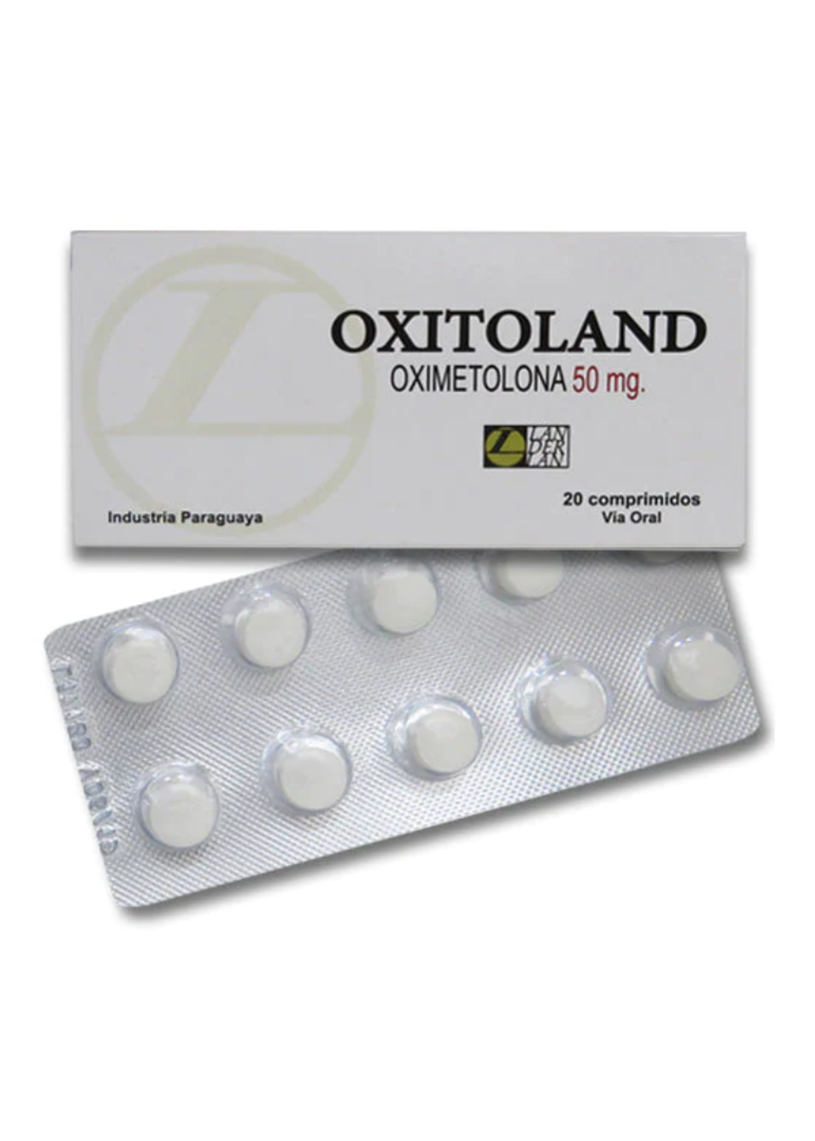 LANDERLAN OXITOLAND (OXIMETALONA) LANDERLAN 50MG 20CT