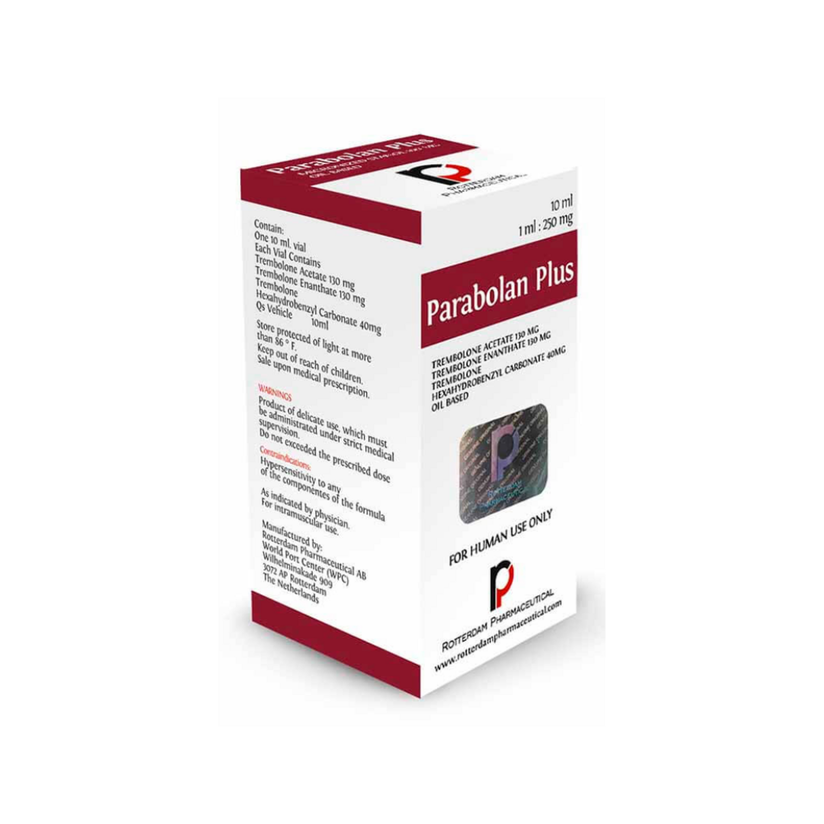 ROTTERDAM PARABOLAN PLUS (TRITREMBOLONA) ROTTERDAM 300MG 10ML