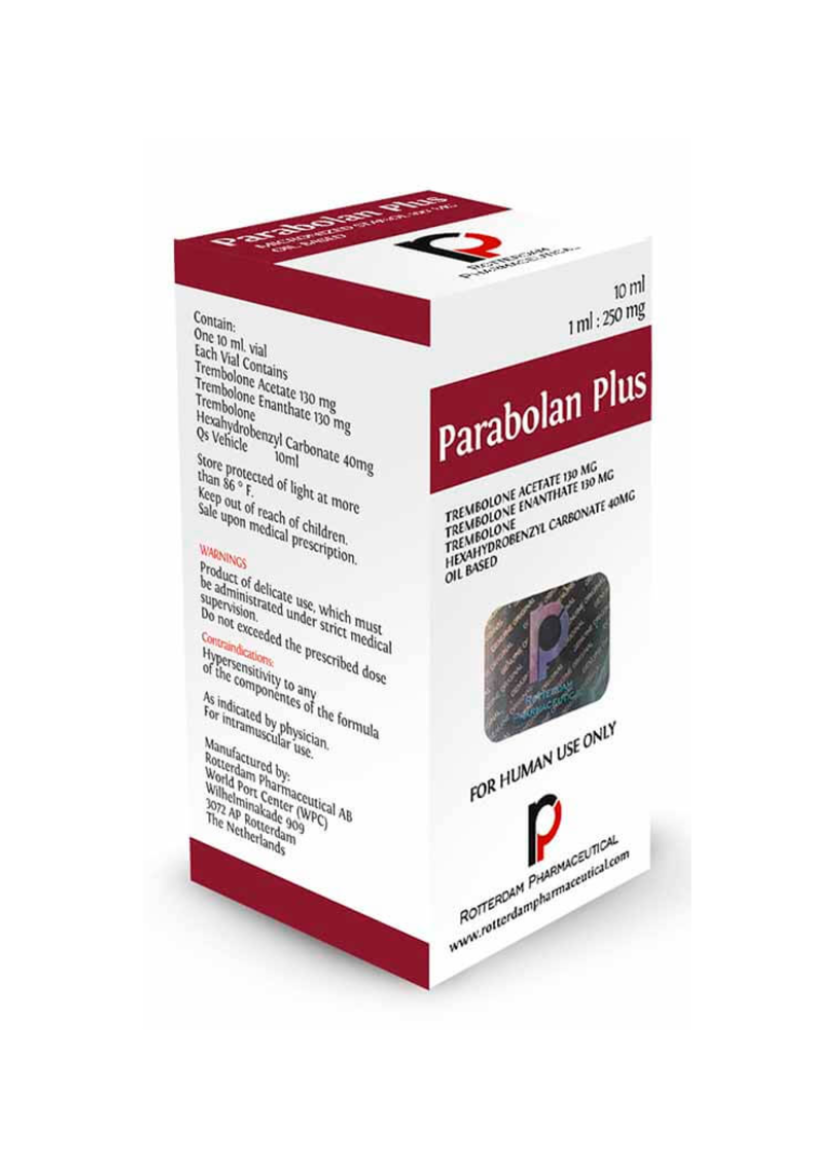 ROTTERDAM PARABOLAN PLUS (TRITREMBOLONA) ROTTER 300MG 10ML