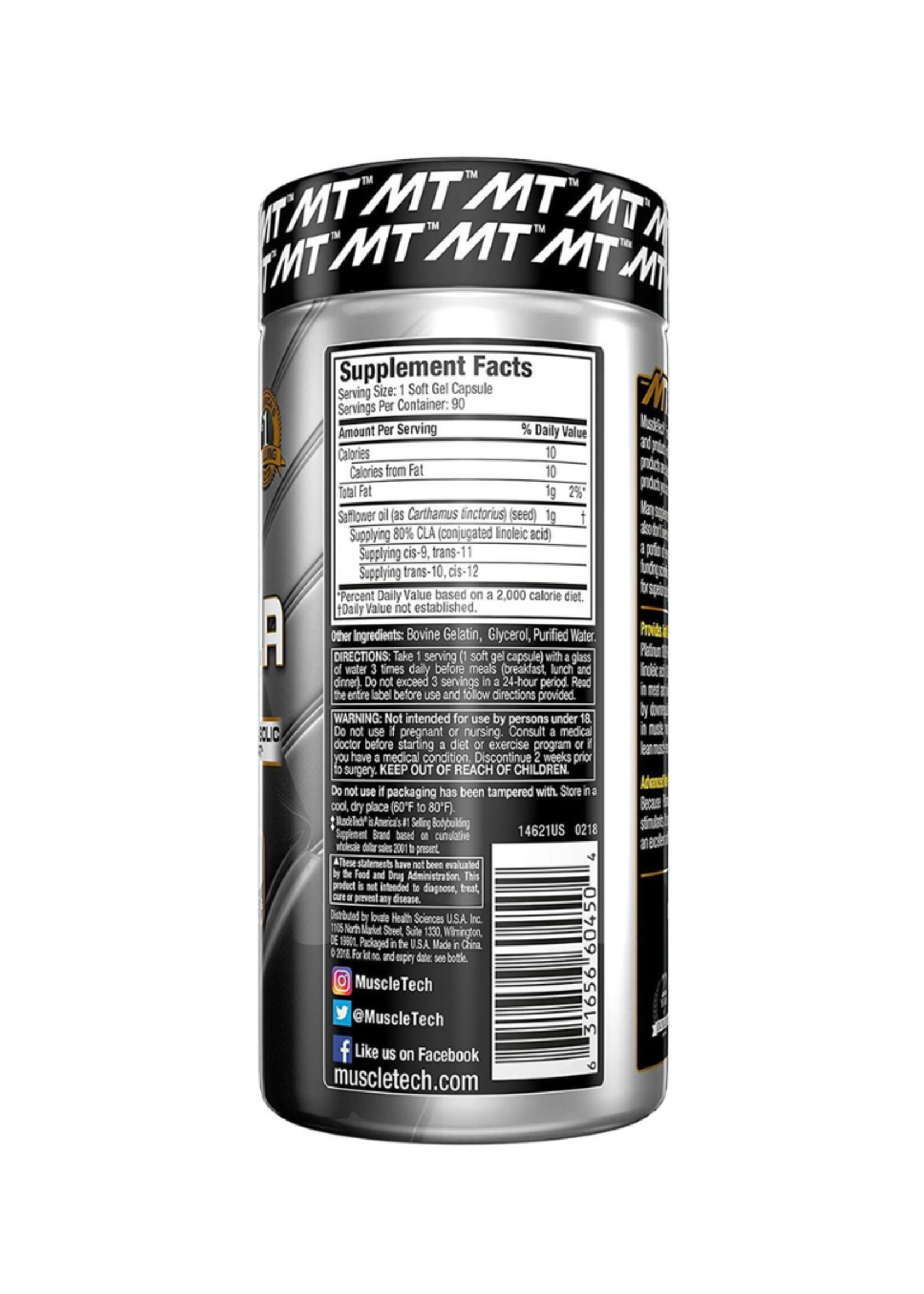 MUSCLE TECH CLA PLATINUM MUSCLE TECH 90CAPS