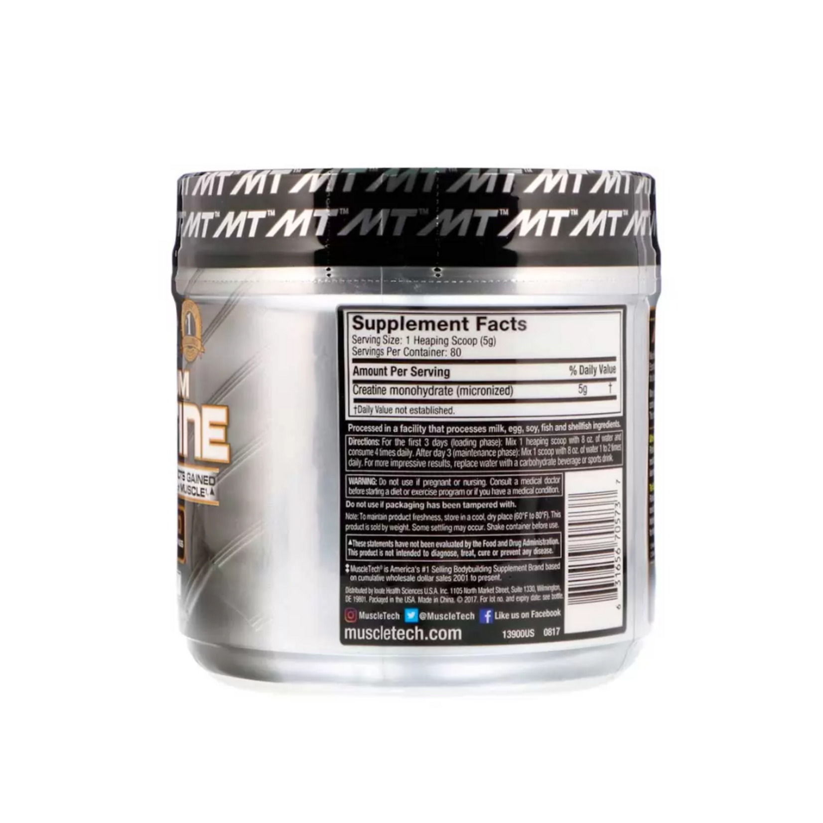 MUSCLE TECH CREATINA PLATINUM MUSCLE TECH 80SV 400GR