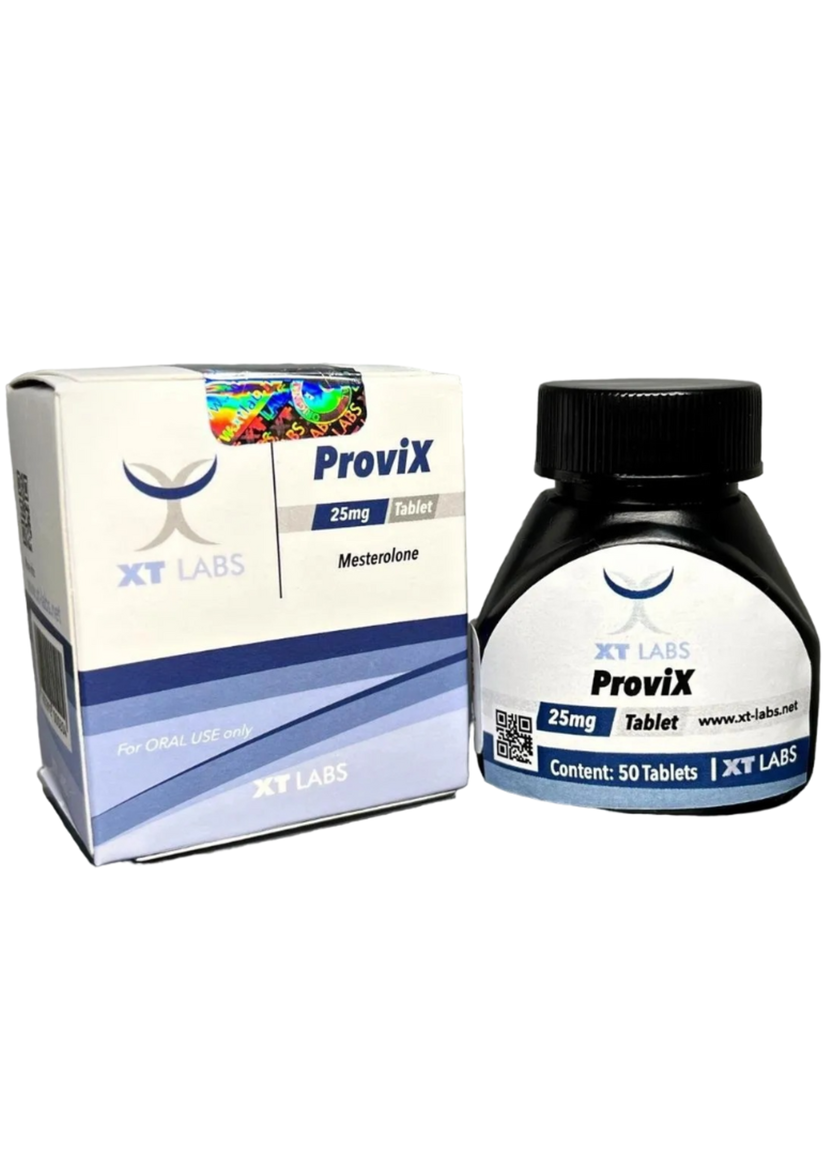 XT LABS PROVIX (PROVIRON) XT 25MG 50TABS