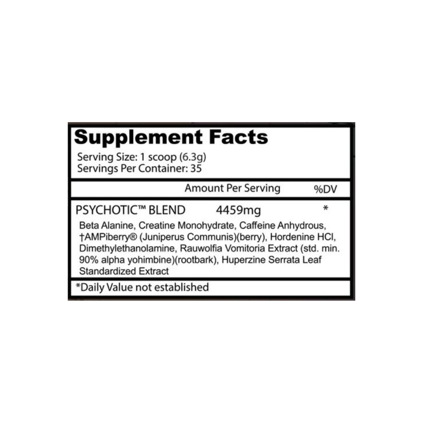 INSANE LABZ PSYCHOTIC ROJO 35SV INSANE LABZ