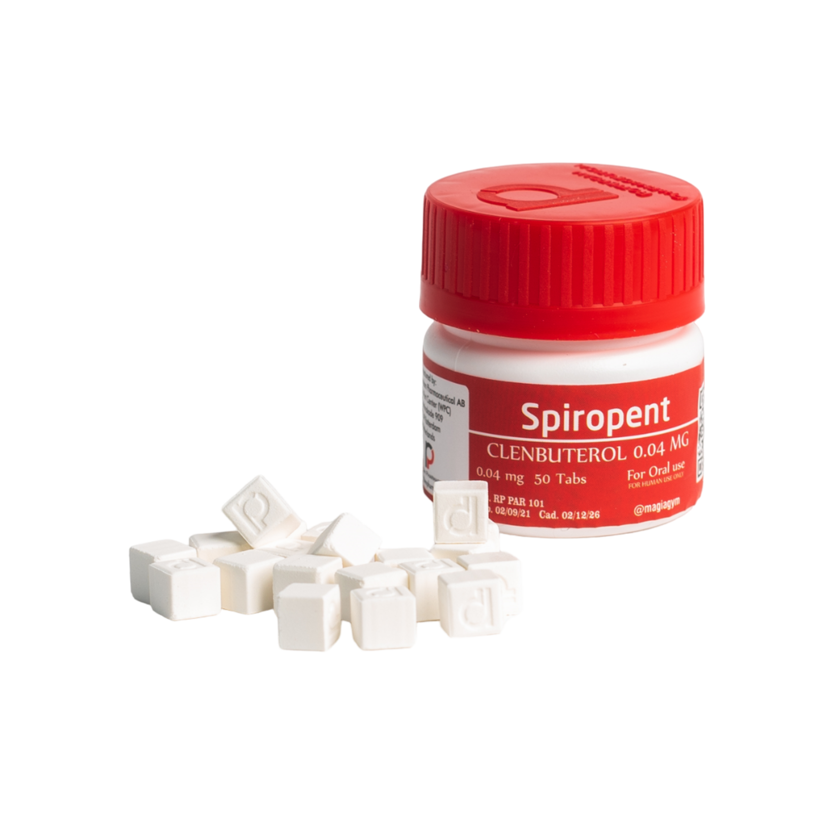 ROTTERDAM SPIROPENT (CLEMBUTEROL) ROTTERDAM 40MCG 50TABS