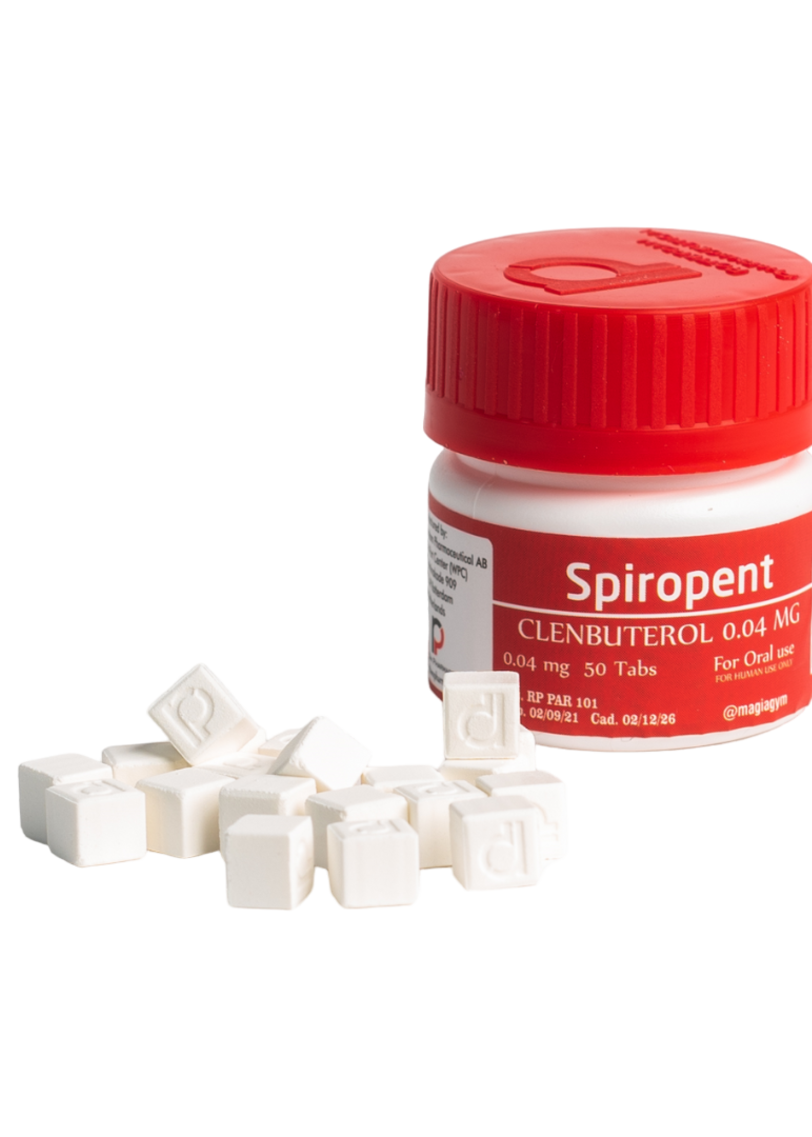 ROTTERDAM SPIROPENT (CLEMBUTEROL) ROTTER 40MCG 50TABS