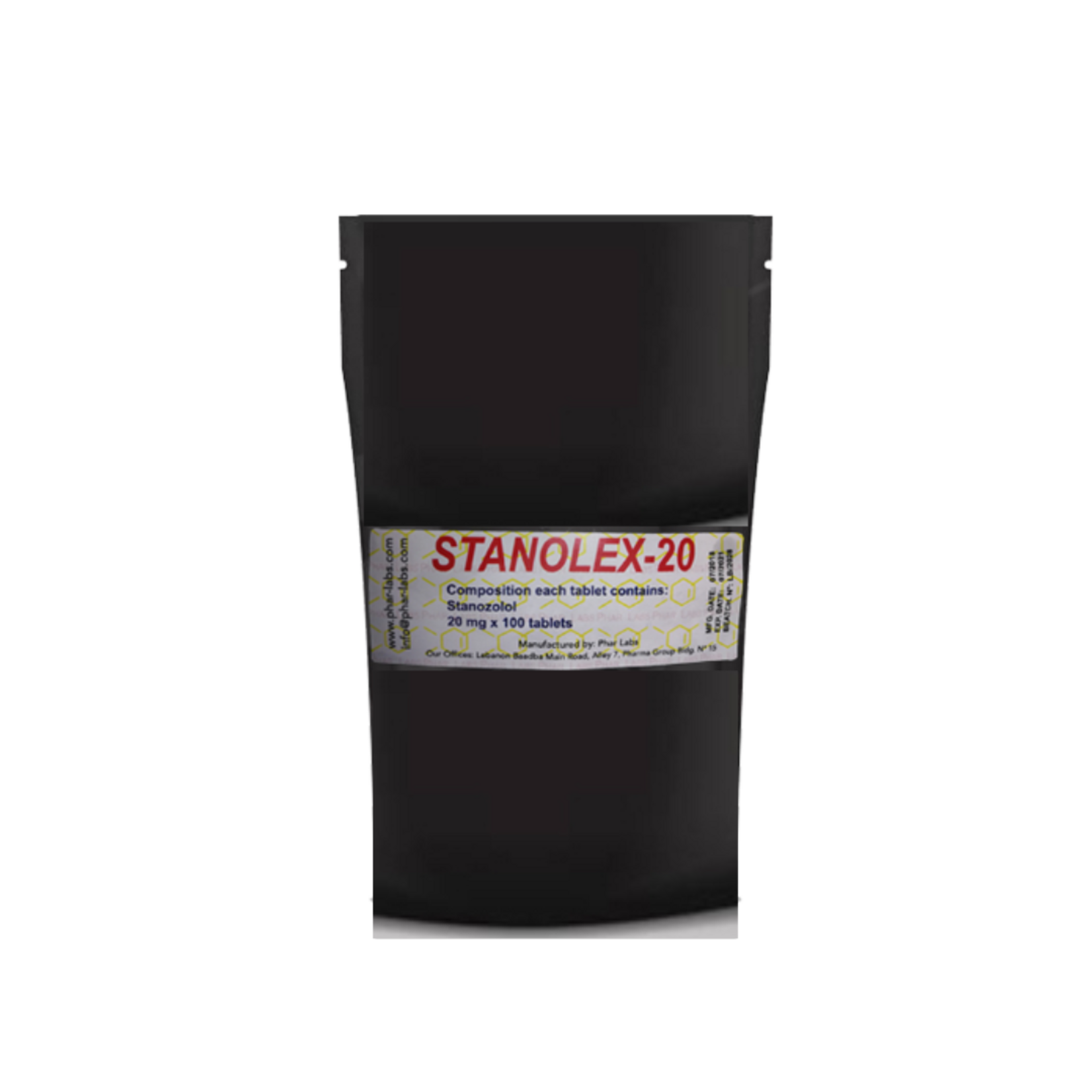 PHAR LABS SILVER STANOLEX (WINSTROL ORAL) PHAR LABS SILVER 20MG 60TABS